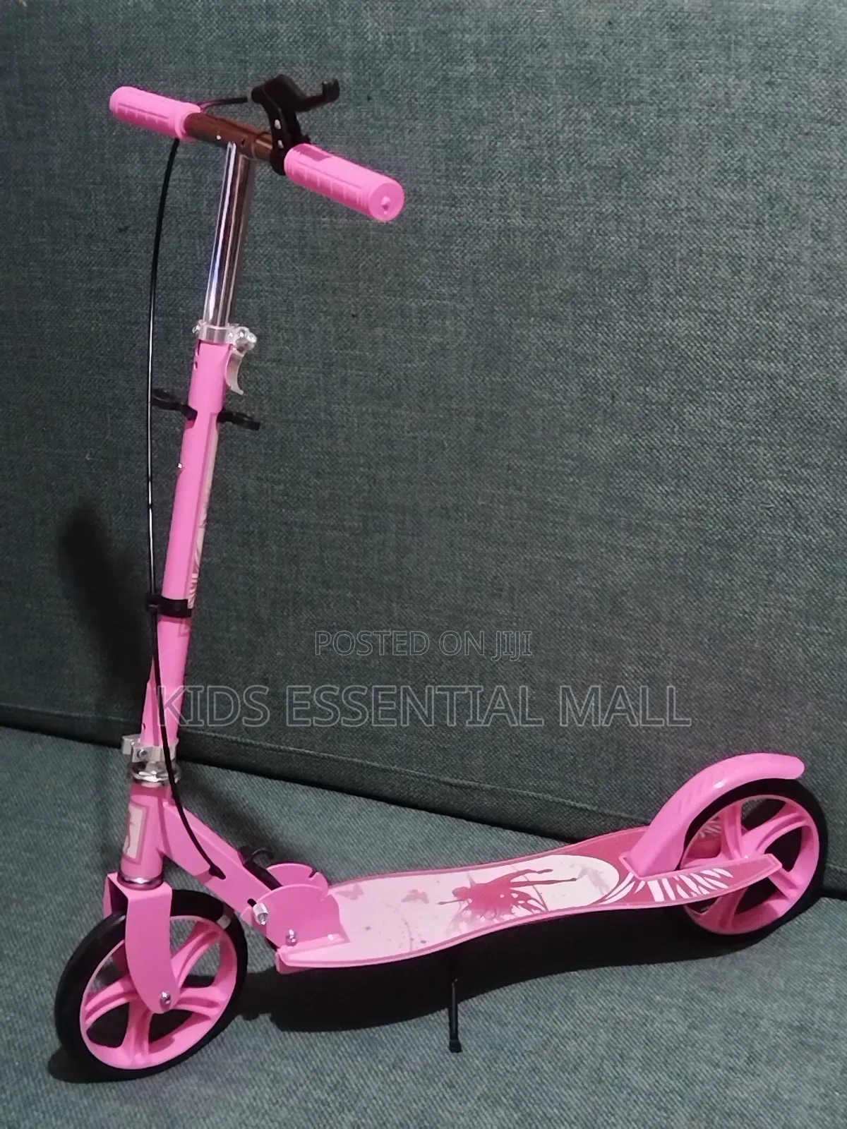 Pink Large Wheels Scooter for Age9 to Adults