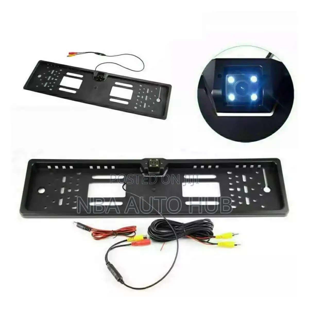 Universal License Plate Frame With Car Reverse Rear Camera