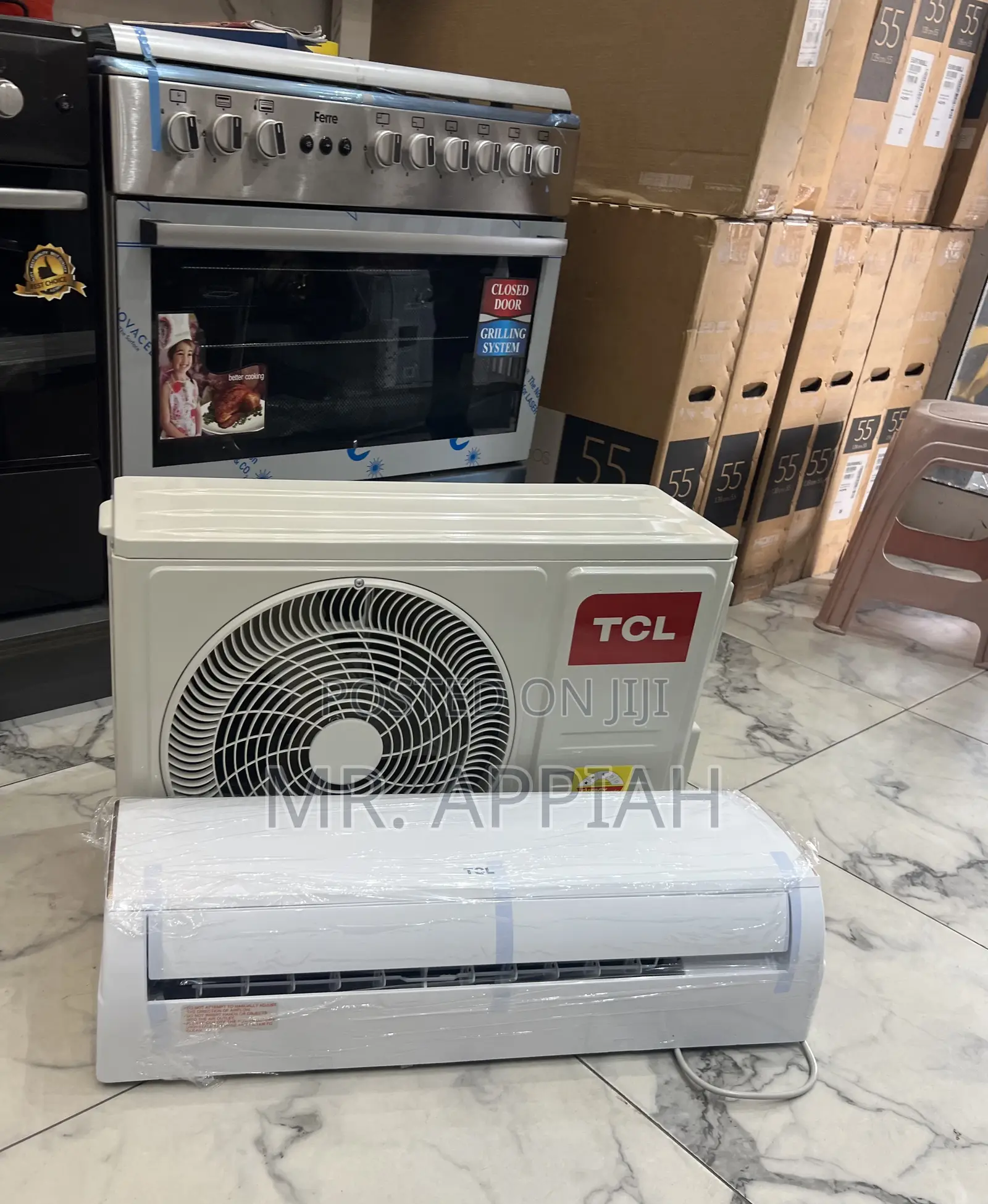 Super Original TCL 1.5hp Spit Type Air Conditioner(R410 Gas)White 
