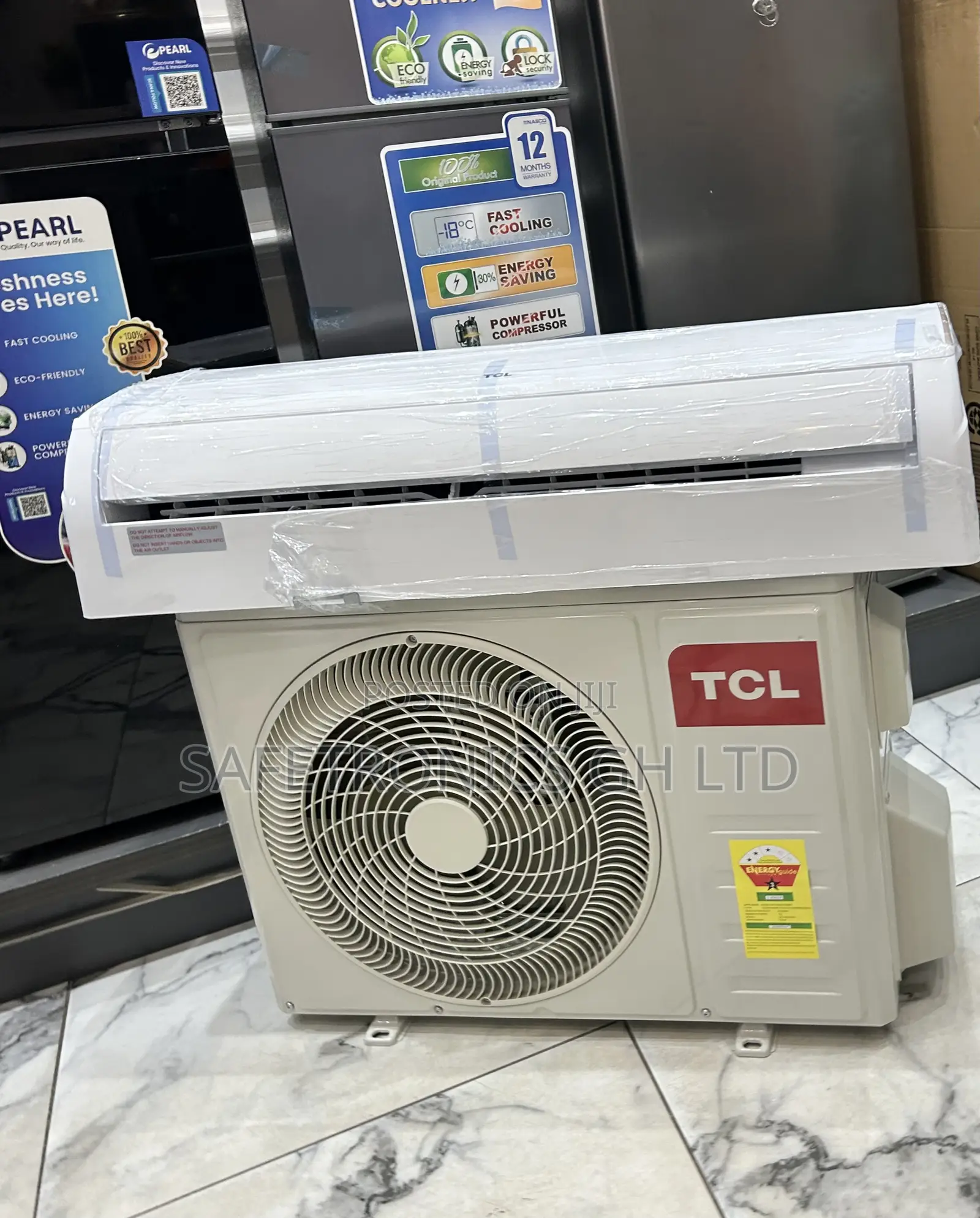 Energy Saving TCL White 1.5 Horsepower Split Type R410a Ac