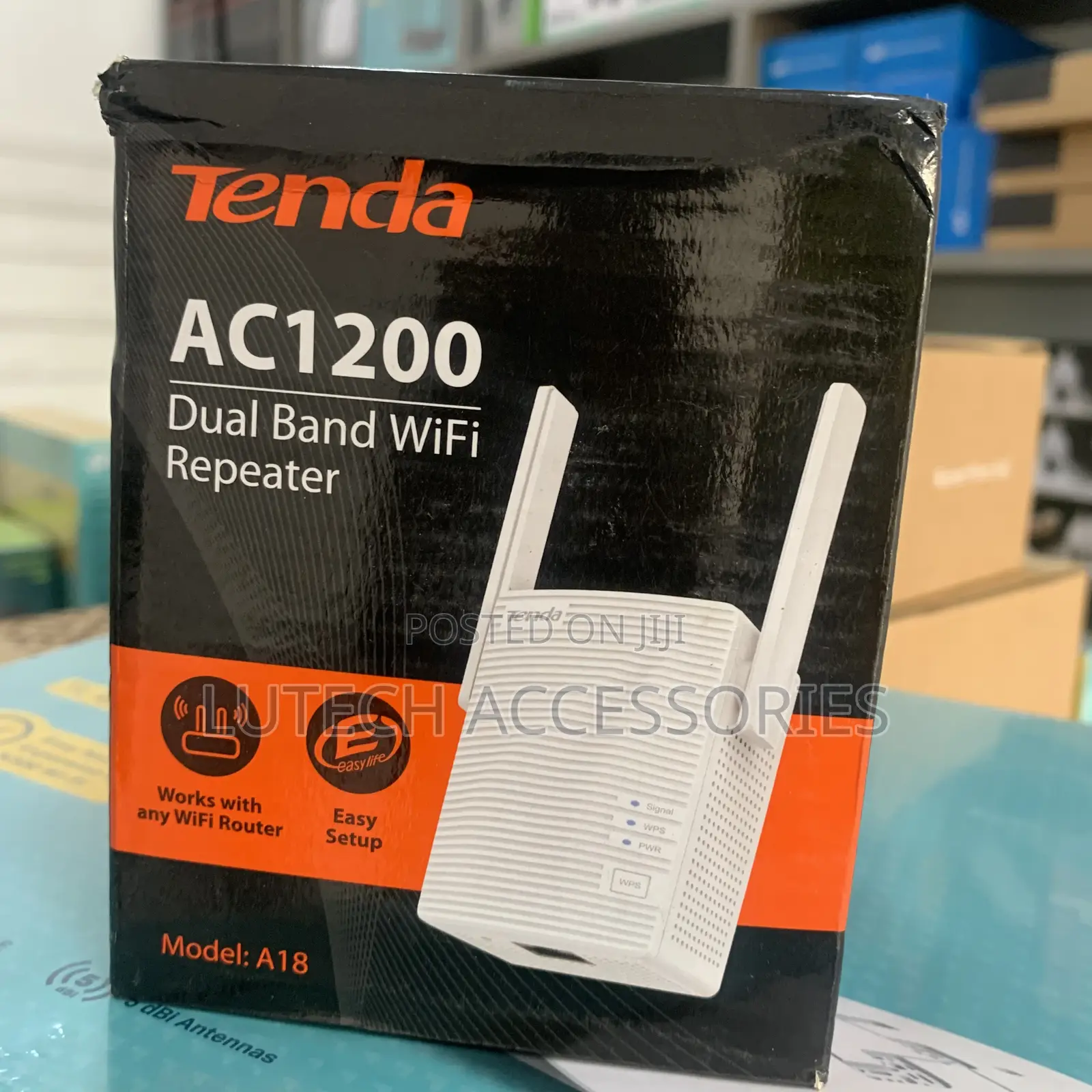 Tenda Ac 1200 Dual Band Wi-Fi Repeater A18