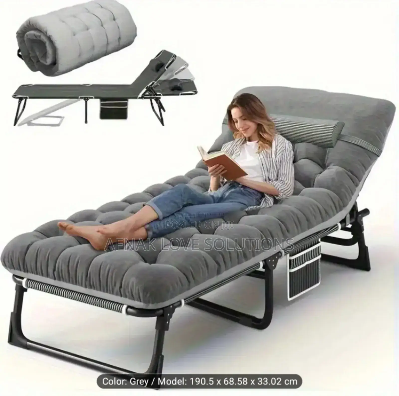 Xl Foldable Bed With Mattress