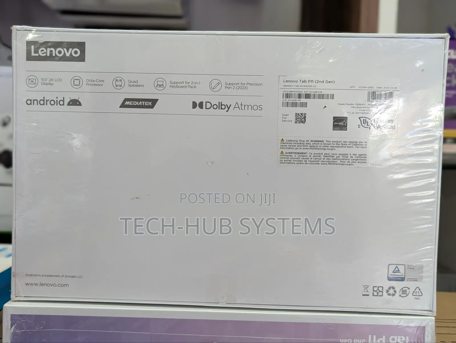 New Lenovo Tab P11 64 GB Gray
