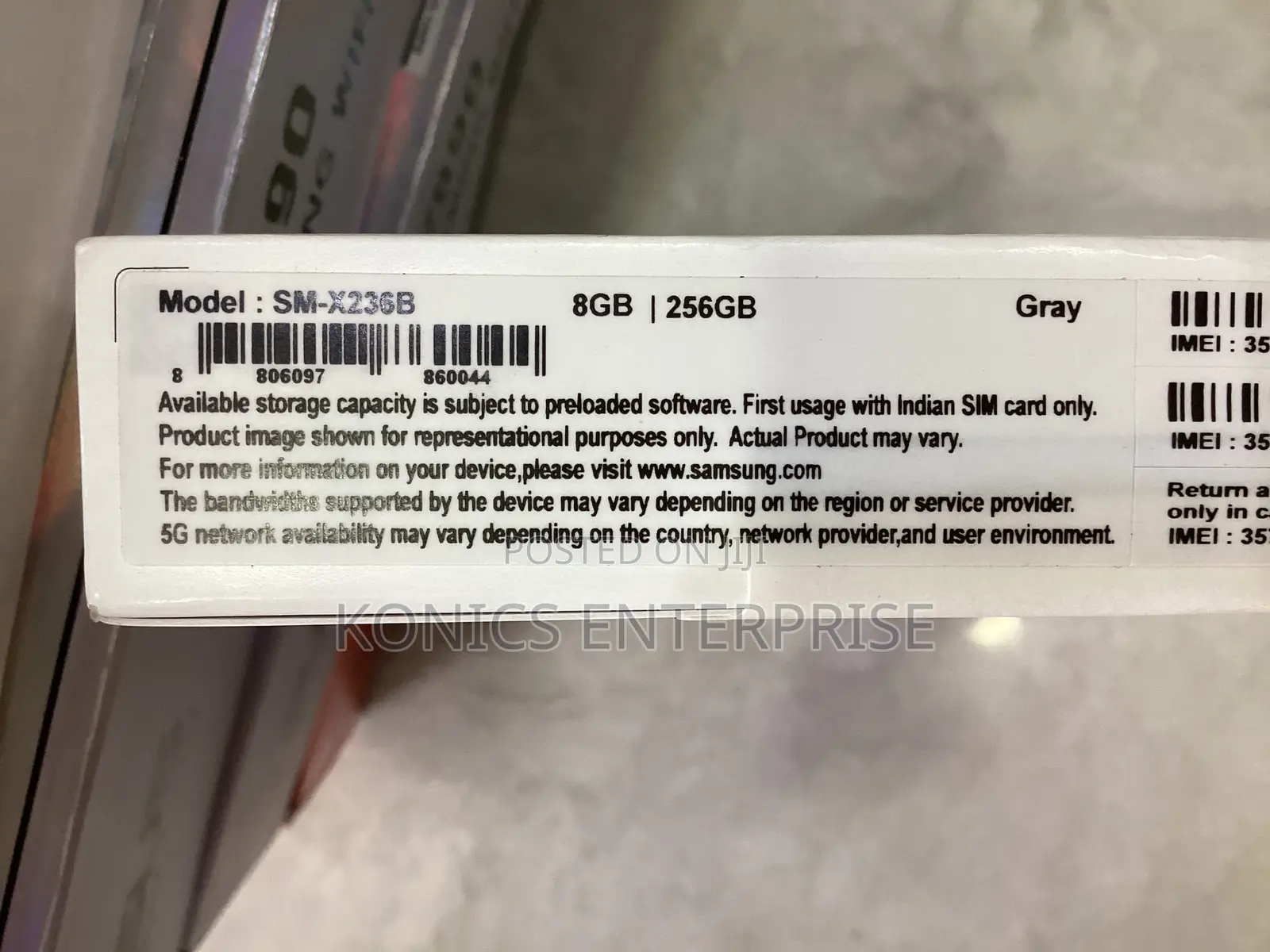 New Samsung Galaxy Tab A11+ 256 GB Gray