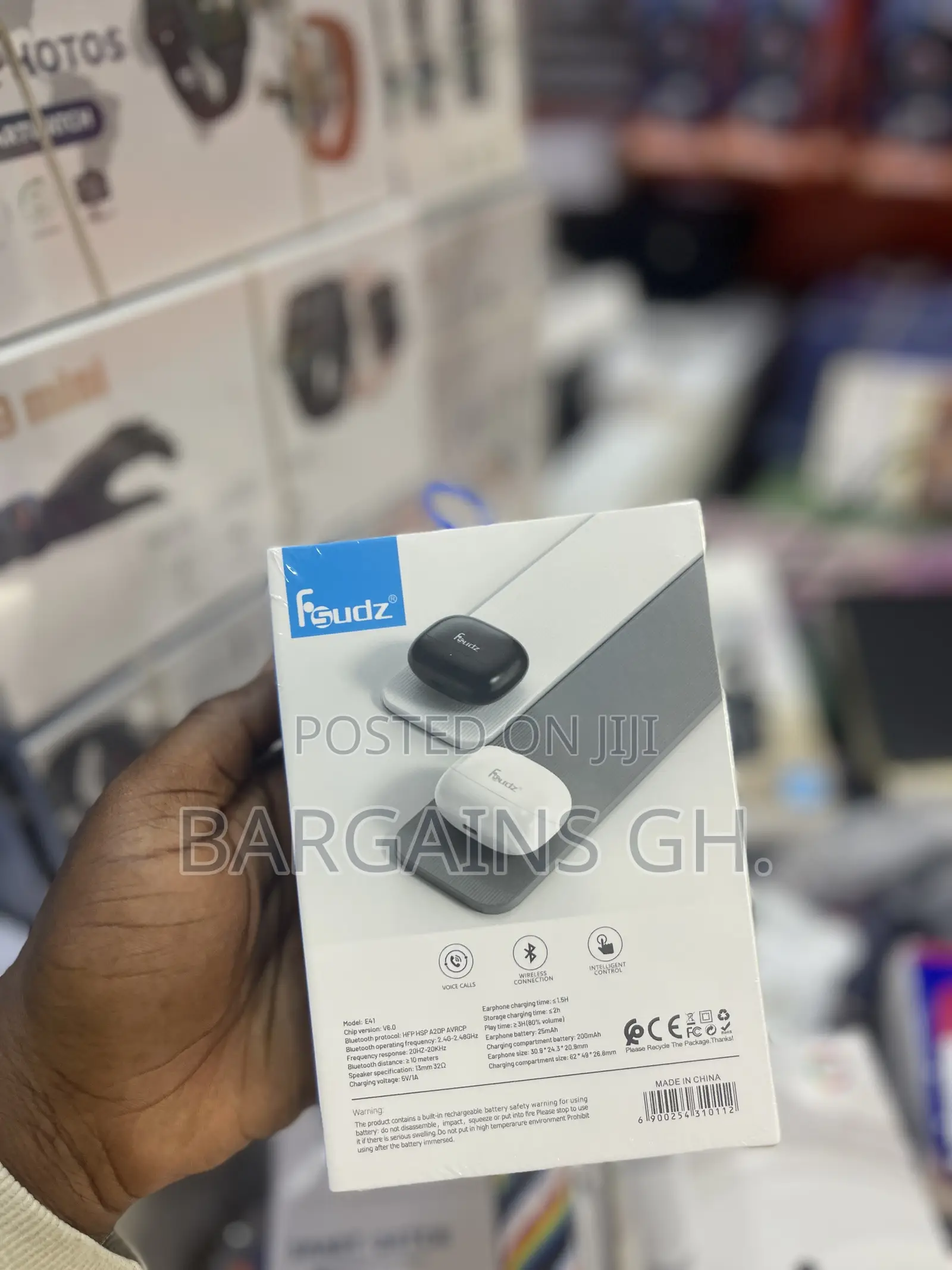Fsudz E41 Deep Bass Wireless Earbuds