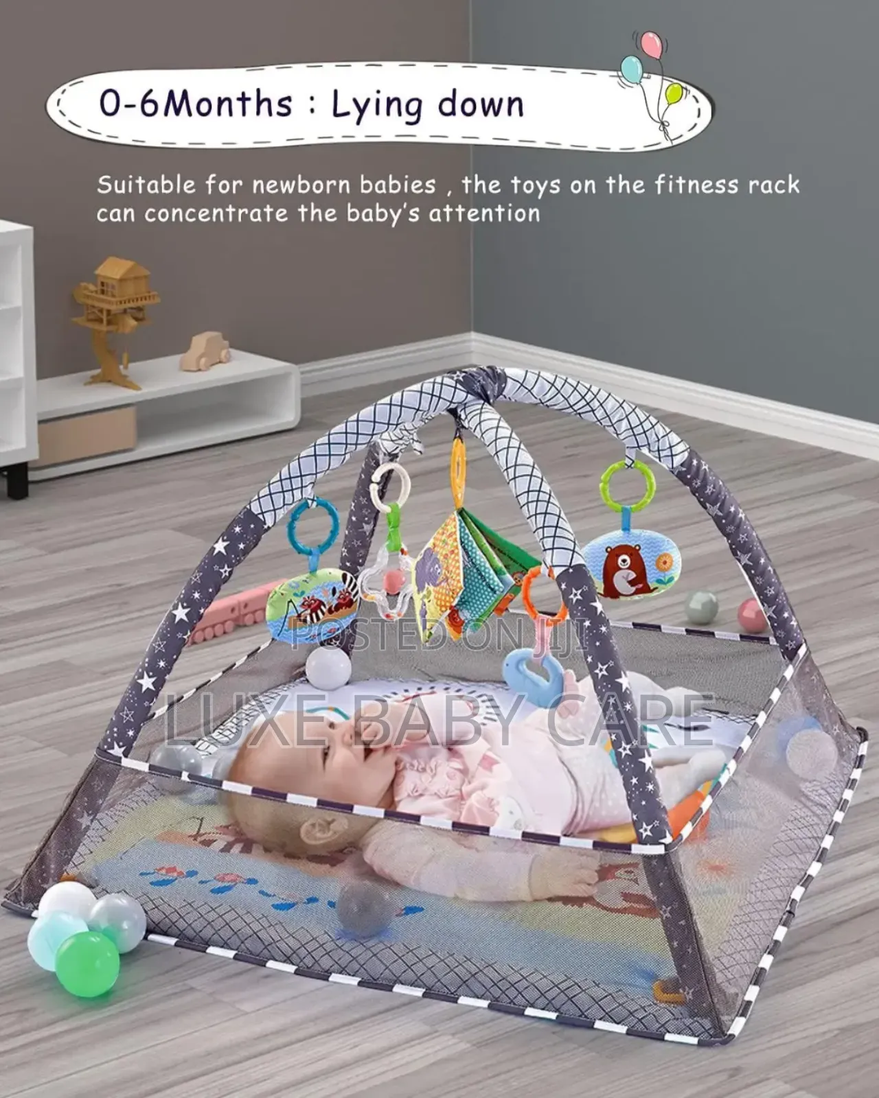Play Mat for Baby - Play Pen for Newborns Baby Gym Mat