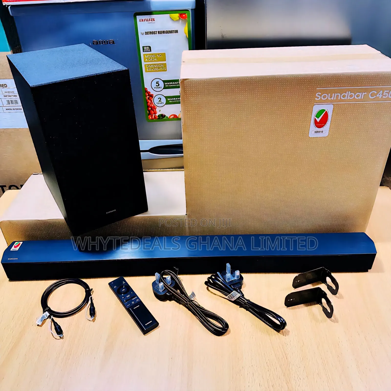 Samsung Powerful Bass Sound Bar| 300watts| Bluetooth| C450|Remote|2026
