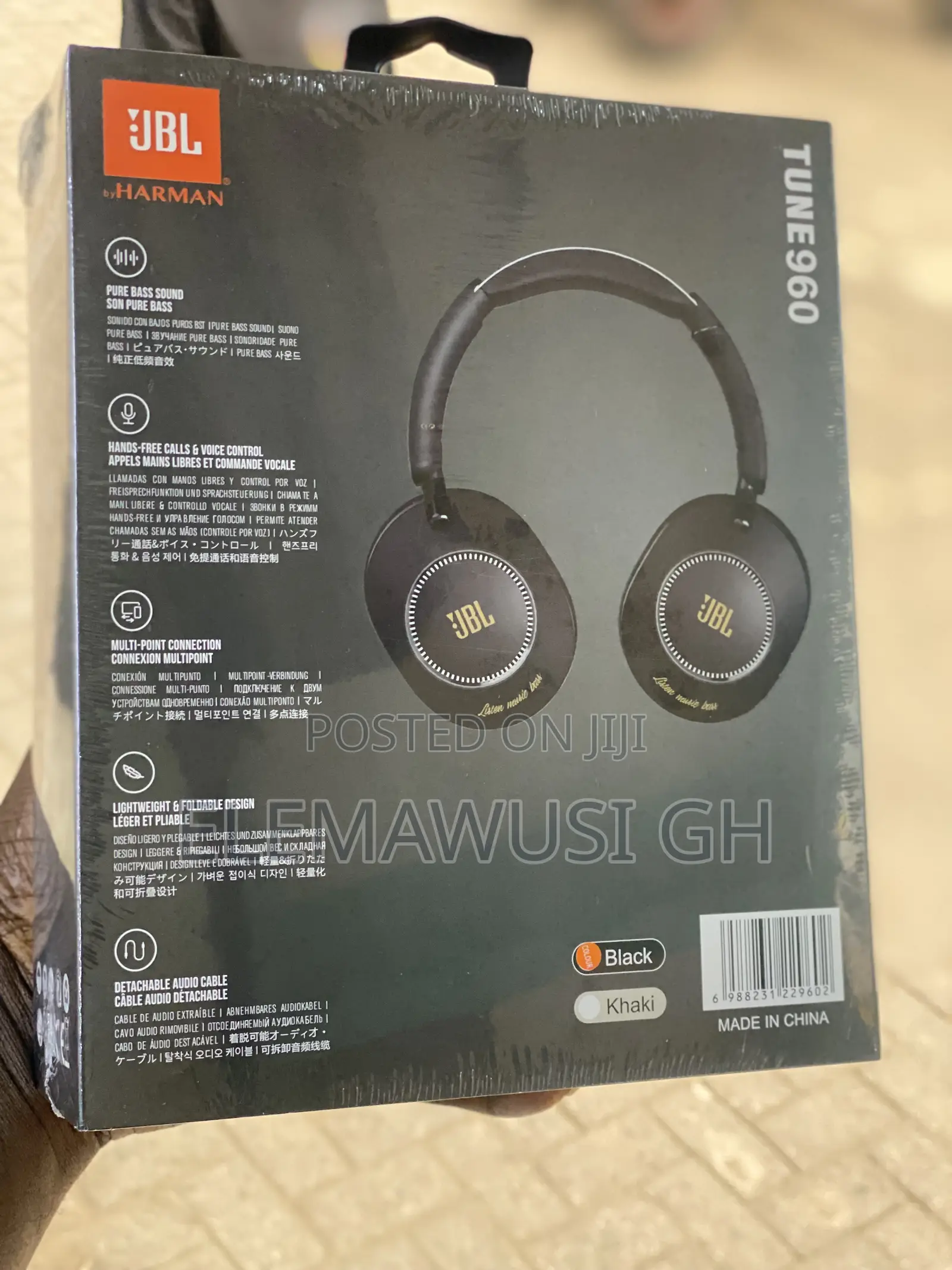 JBL Tune 960 Headset Active Noice Cancelling