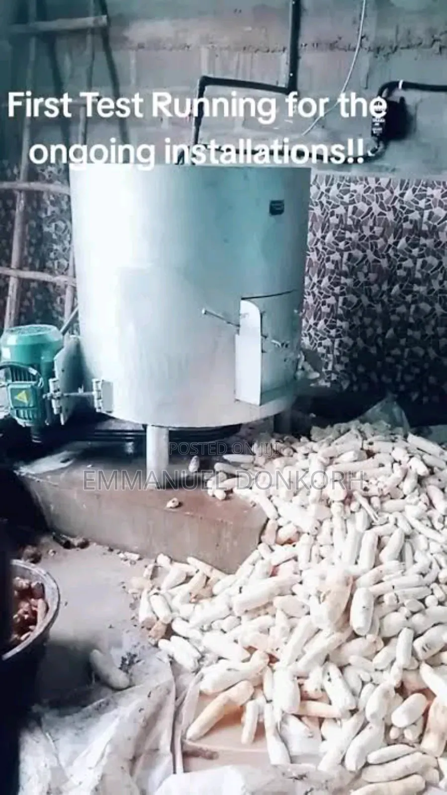 Cassava Peeling Machine
