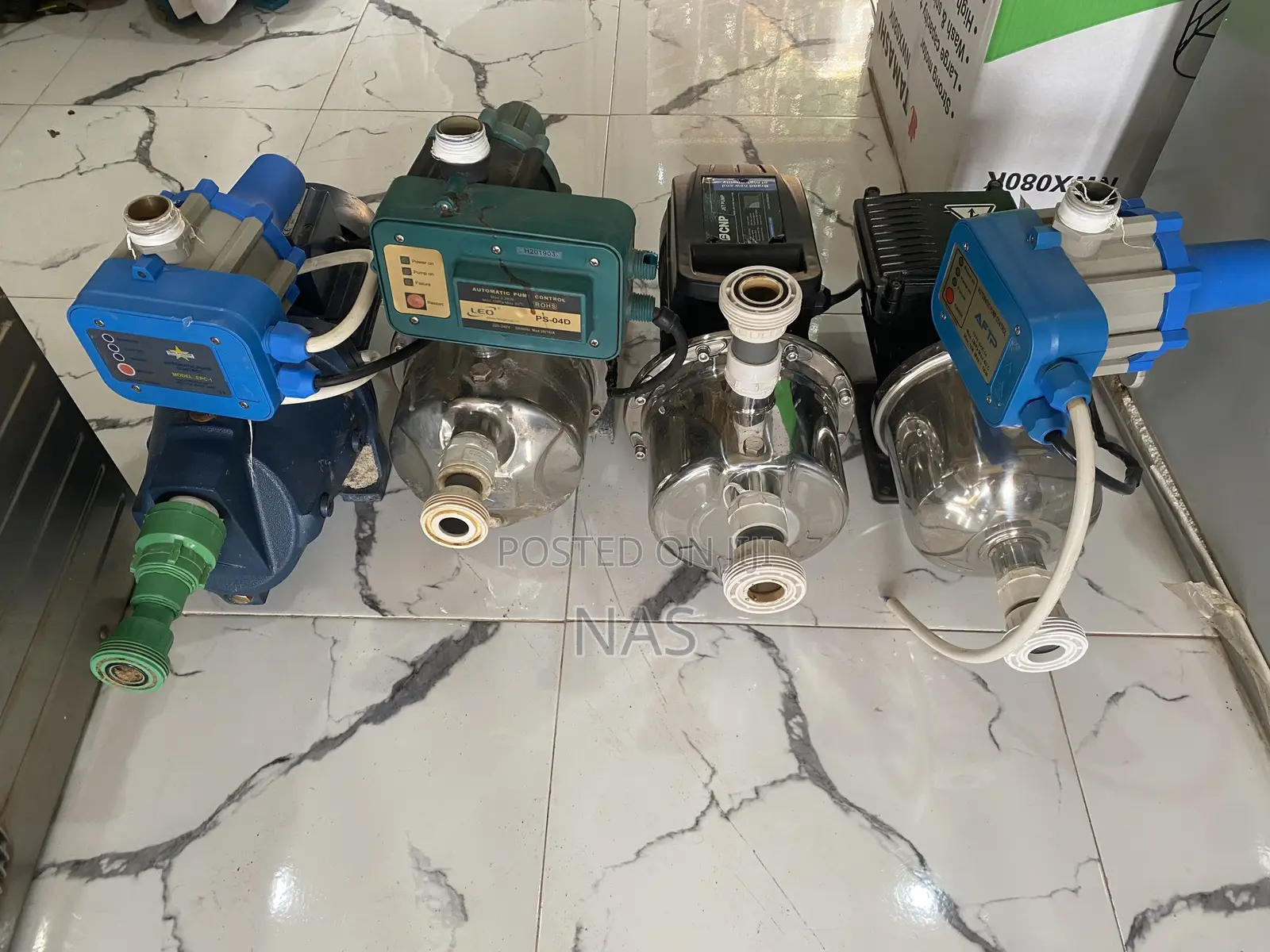 A 1.5 Hp Lucky Pro 1.0 Hp Leo Water Pumps
