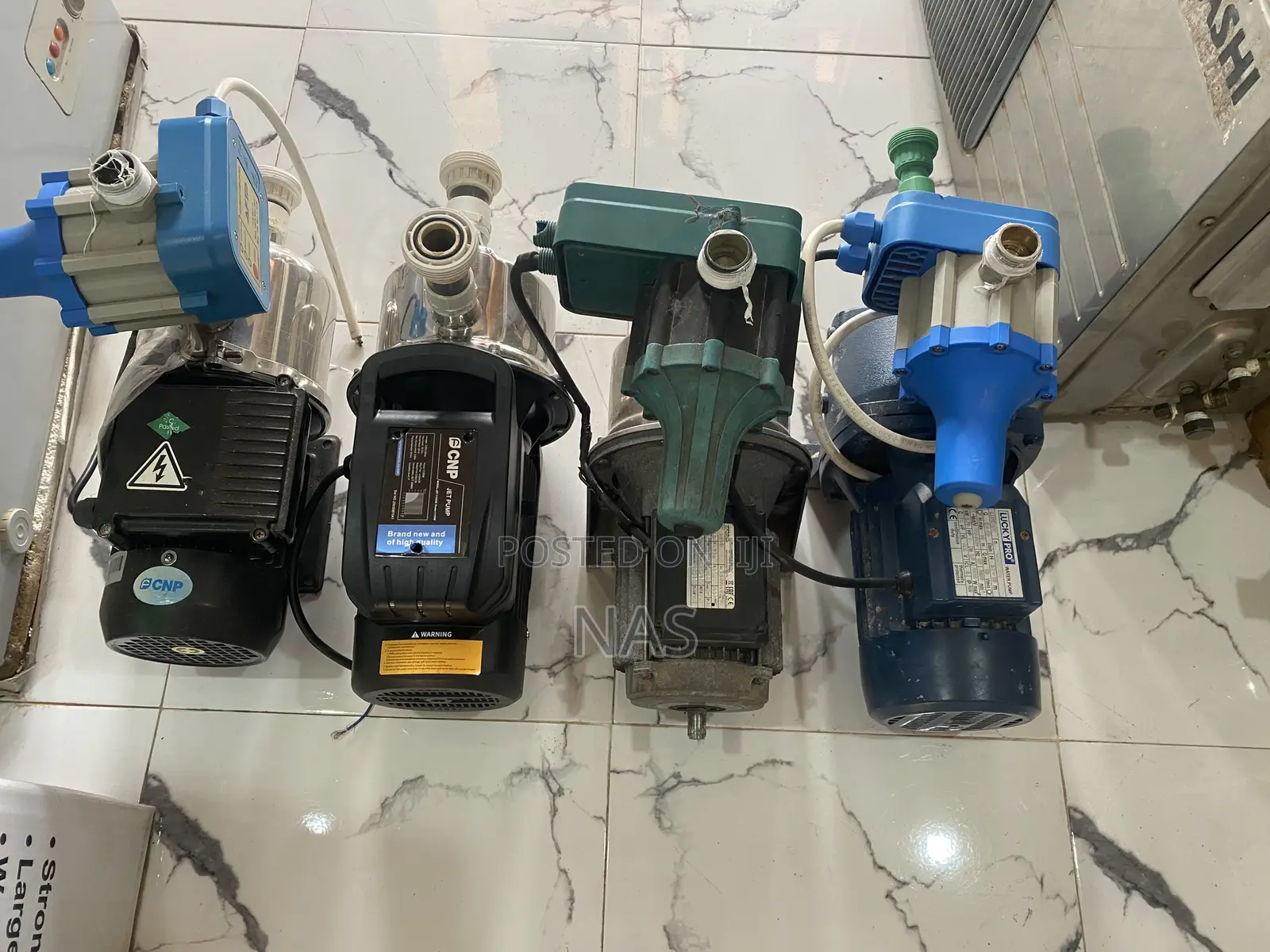 A 1.5 Hp Lucky Pro 1.0 Hp Leo Water Pumps