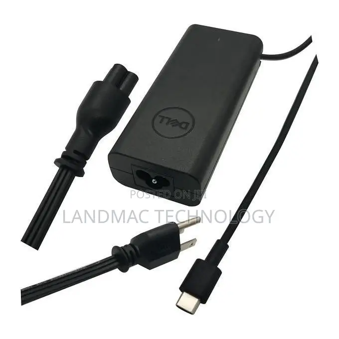 Dell Laptop Charger 65w Usb Type-C Ac Power Adapter