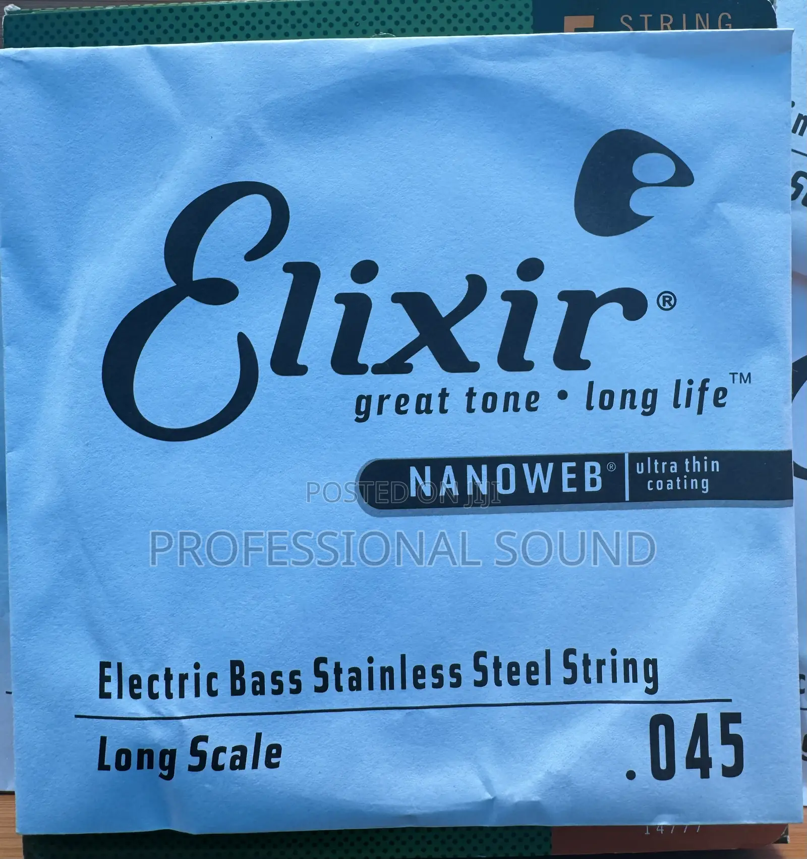 Elixir Stainless Steel 5-String Electric Bass Guitar Strings