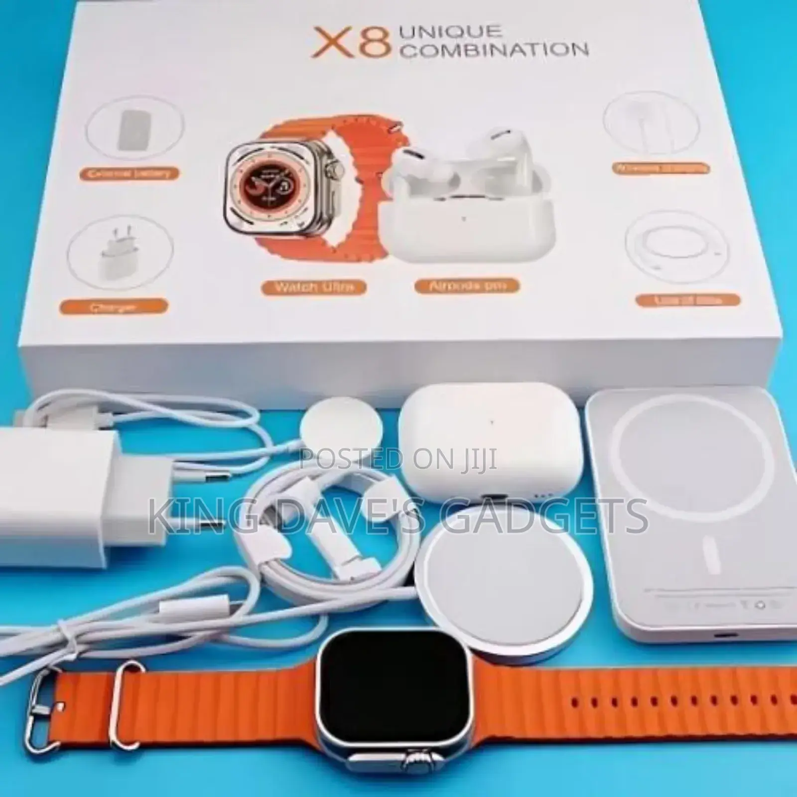 X8 Unique Combination 6-in-1 Smartwatch Set.