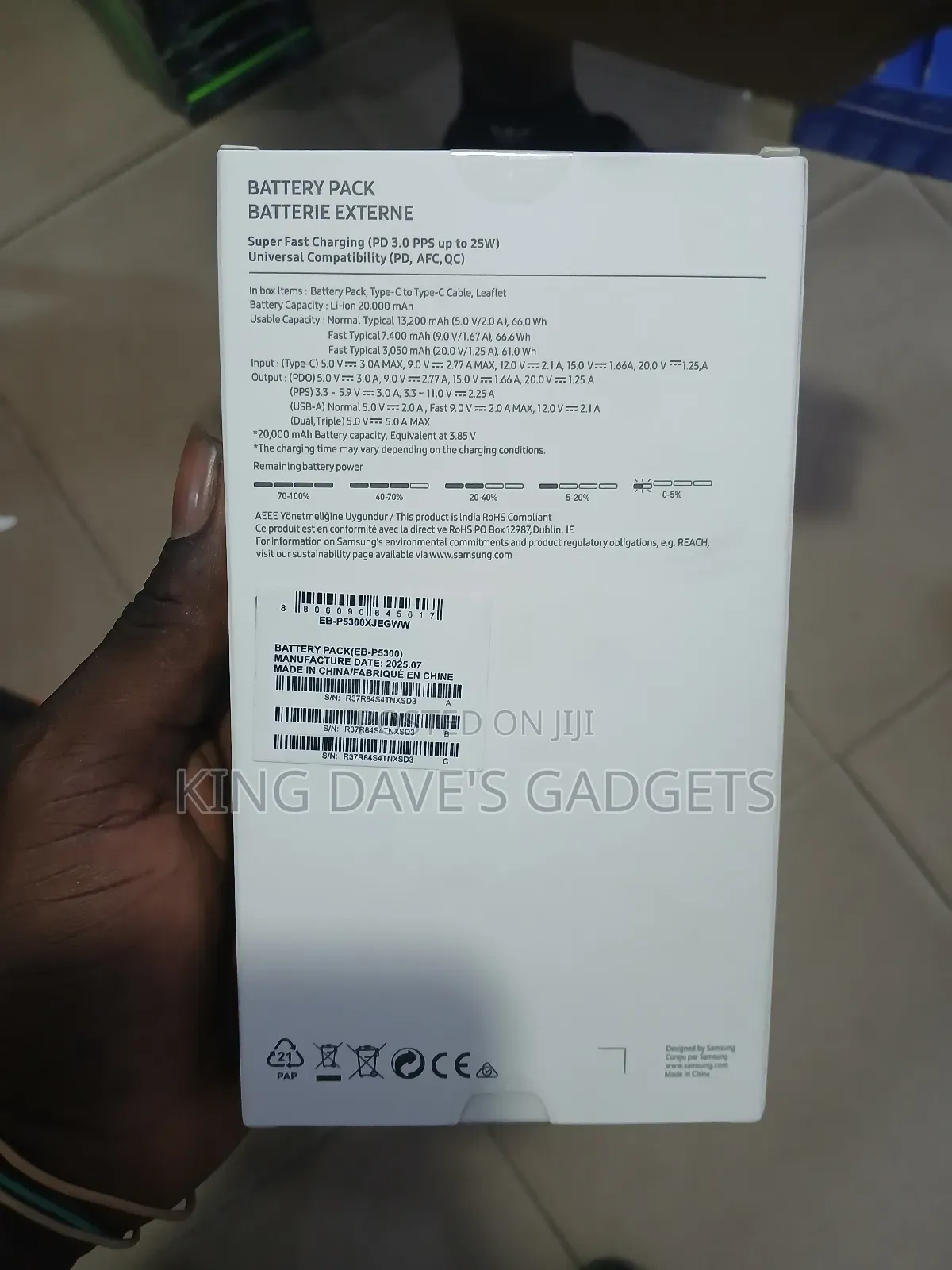 Samsung 20000mah Powerbank
