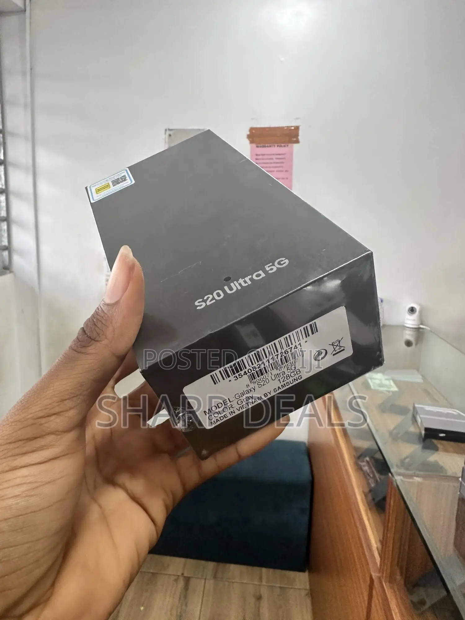 New Samsung Galaxy S20 Ultra 5G 128 GB Black