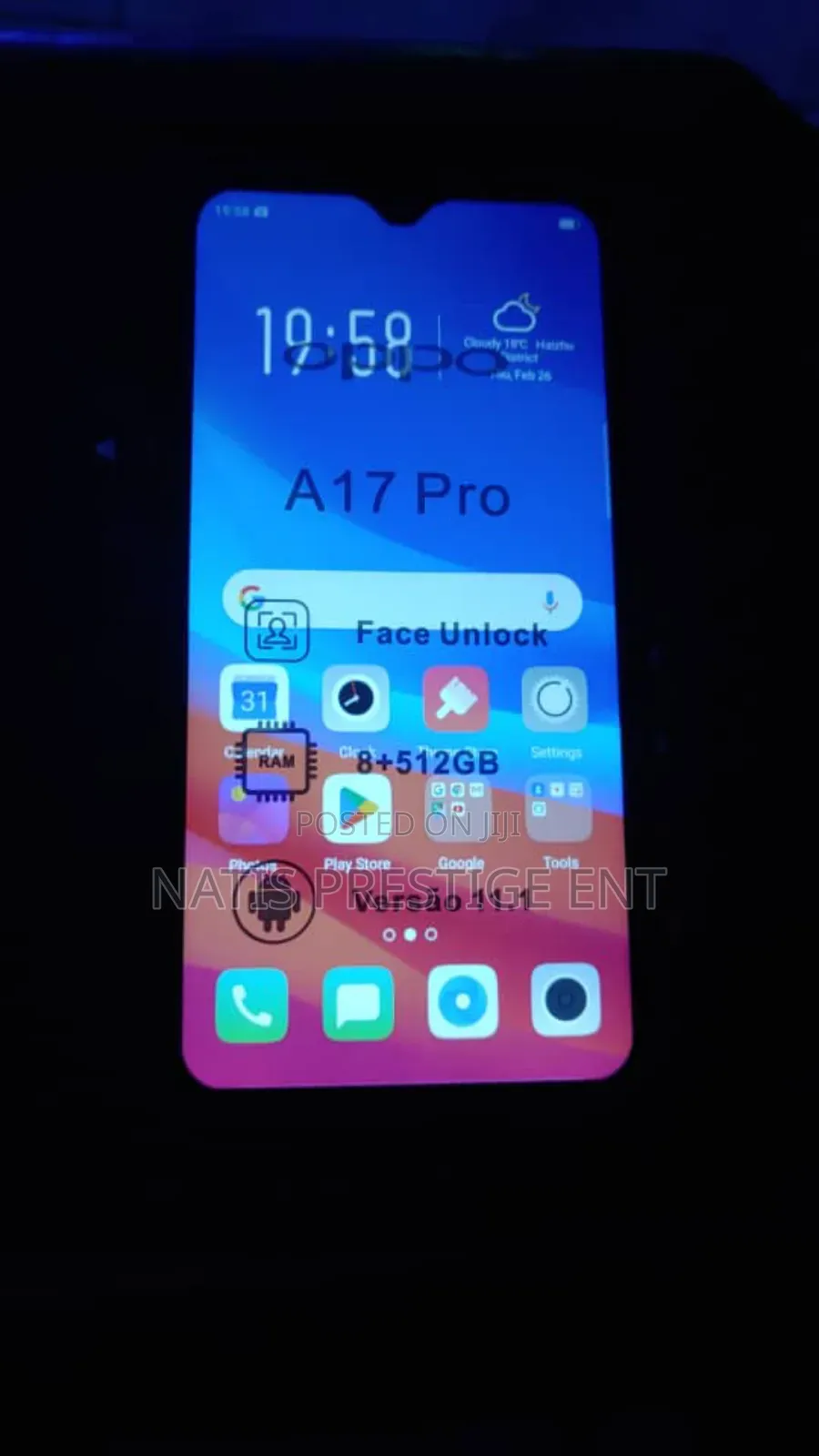 Oppo A17 128 GB Black