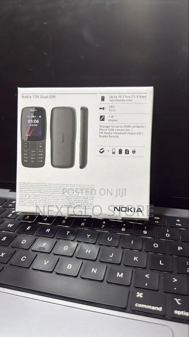 New Nokia 106 Black