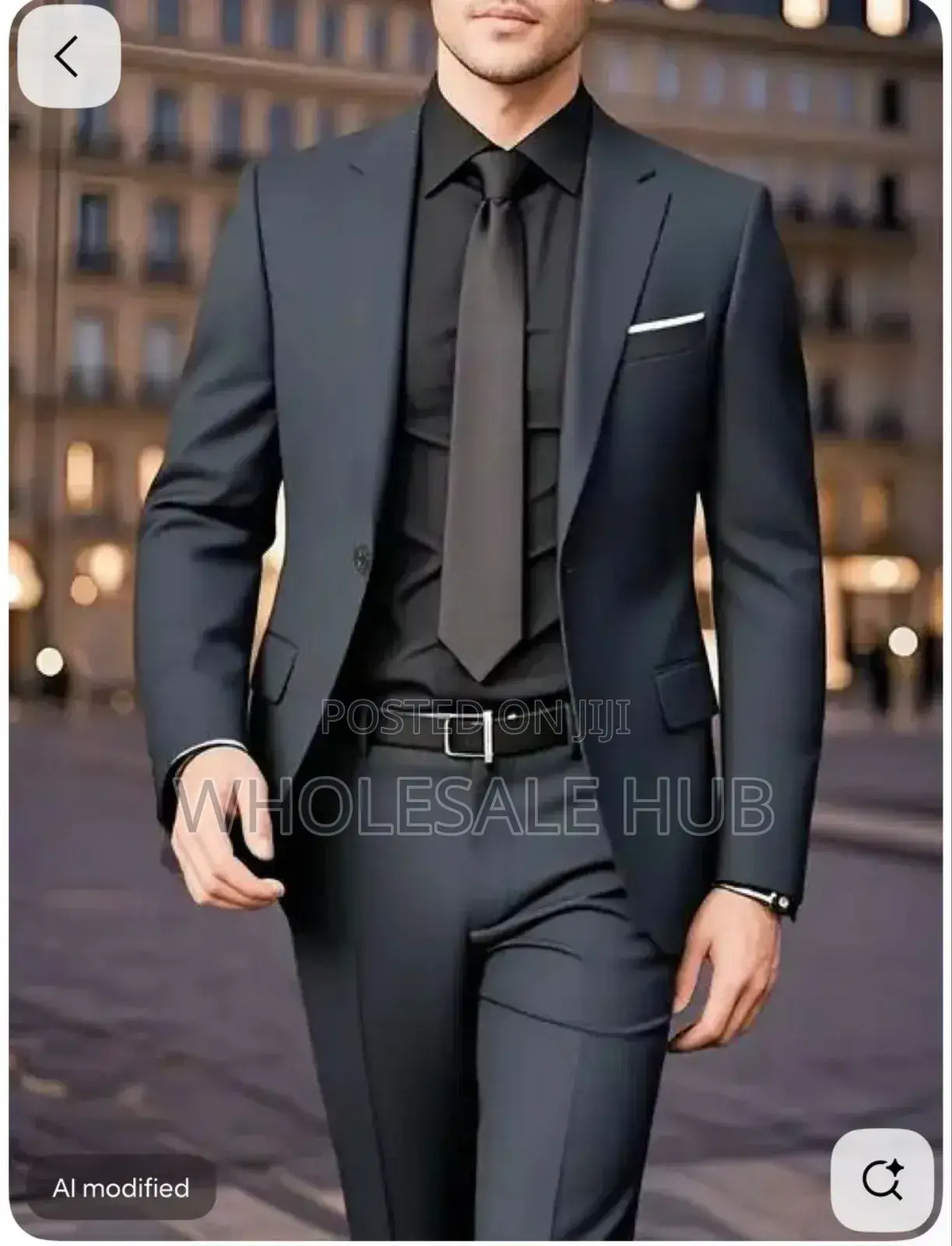 Black Suit for Office and Graduation