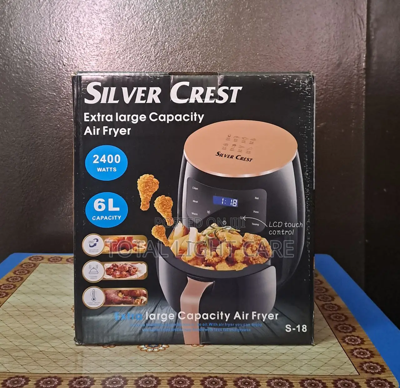 Silver Crest Extra Large Capacity Air Fryer 6 Liters
