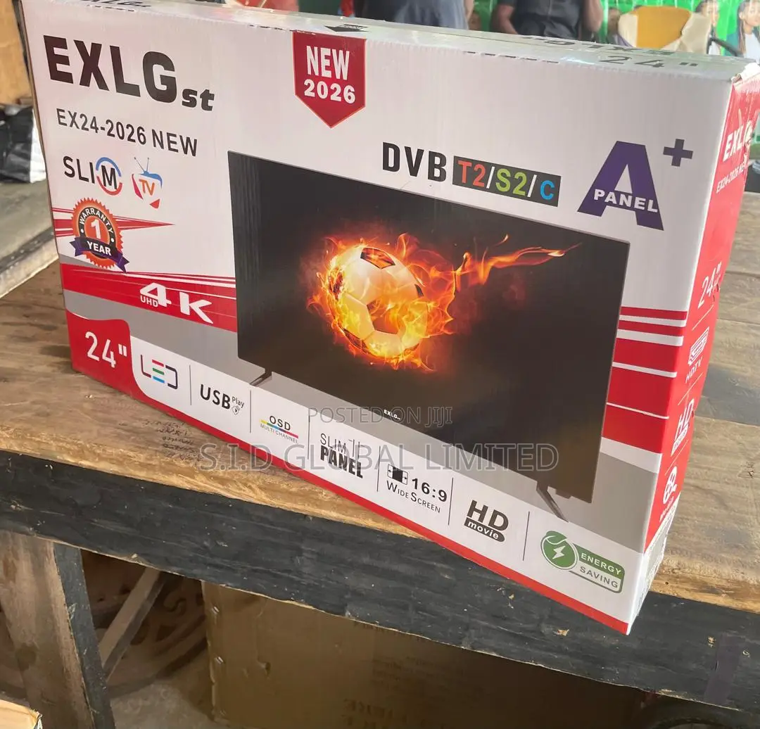 Sleek Modern Design 24" Exlg Tv