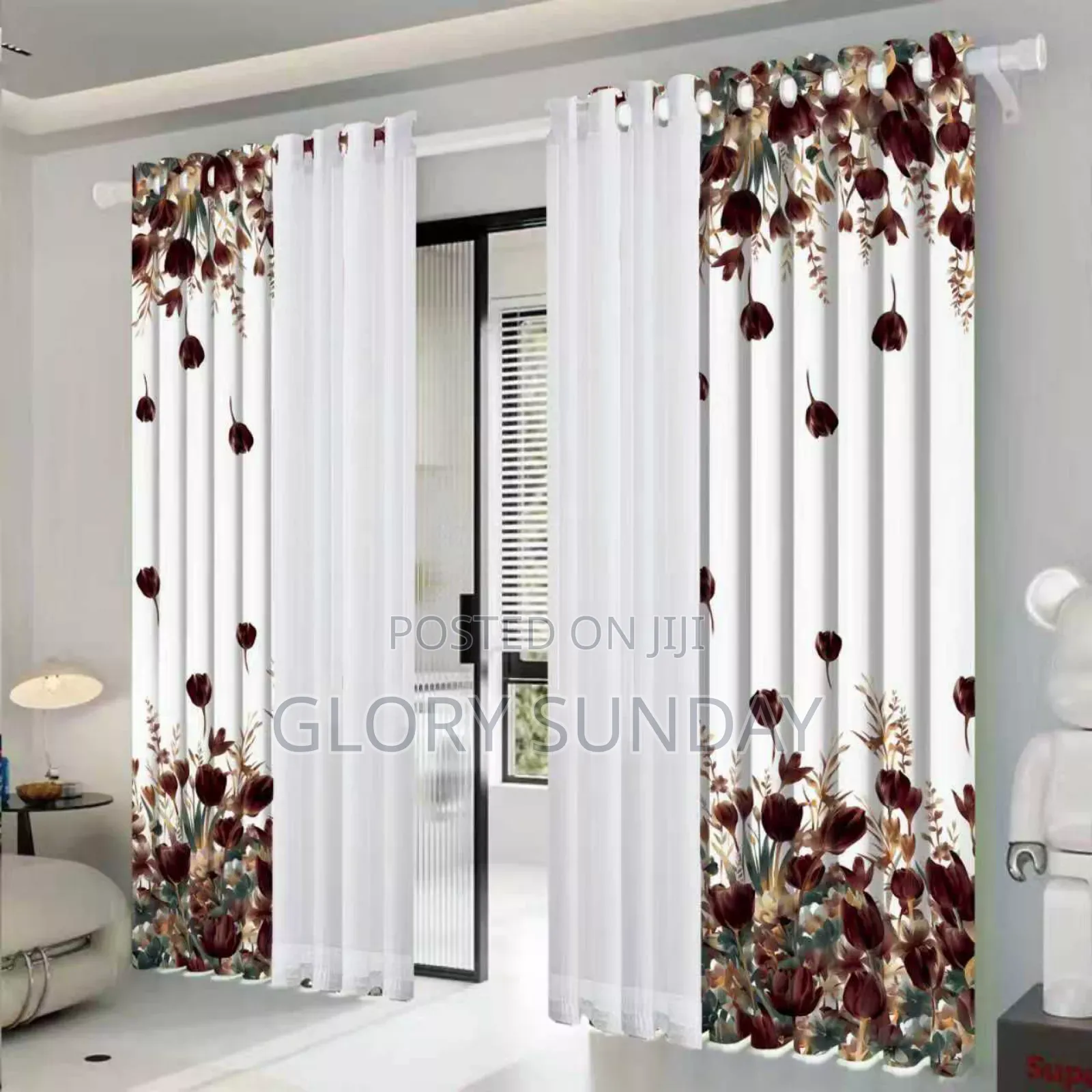 4in1 Cotton Made Curtains