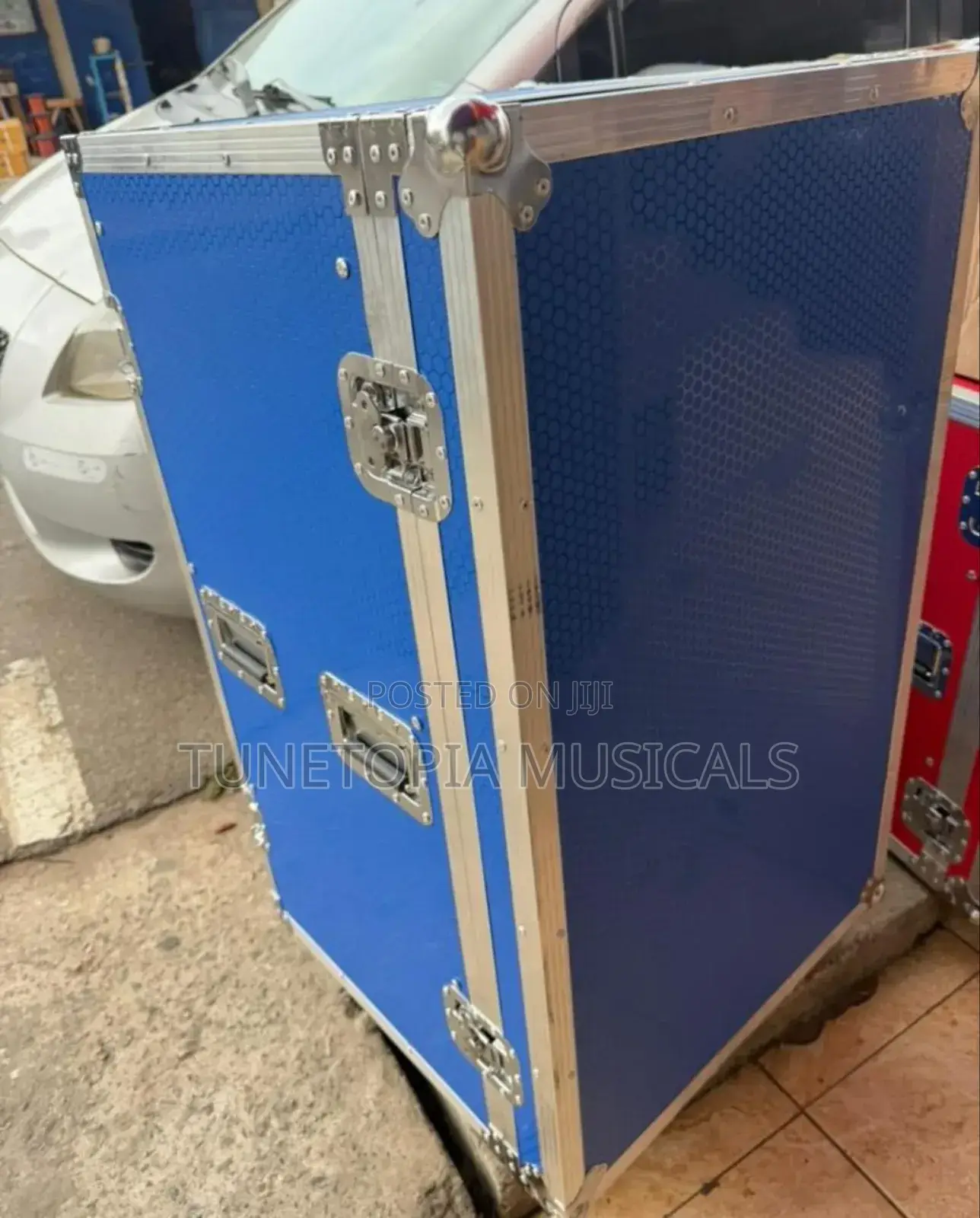 18u Paded Amplifier Rack (Straight)