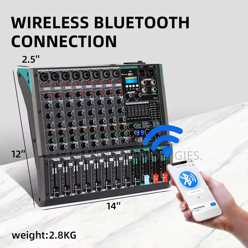 8channel Audio Mixer