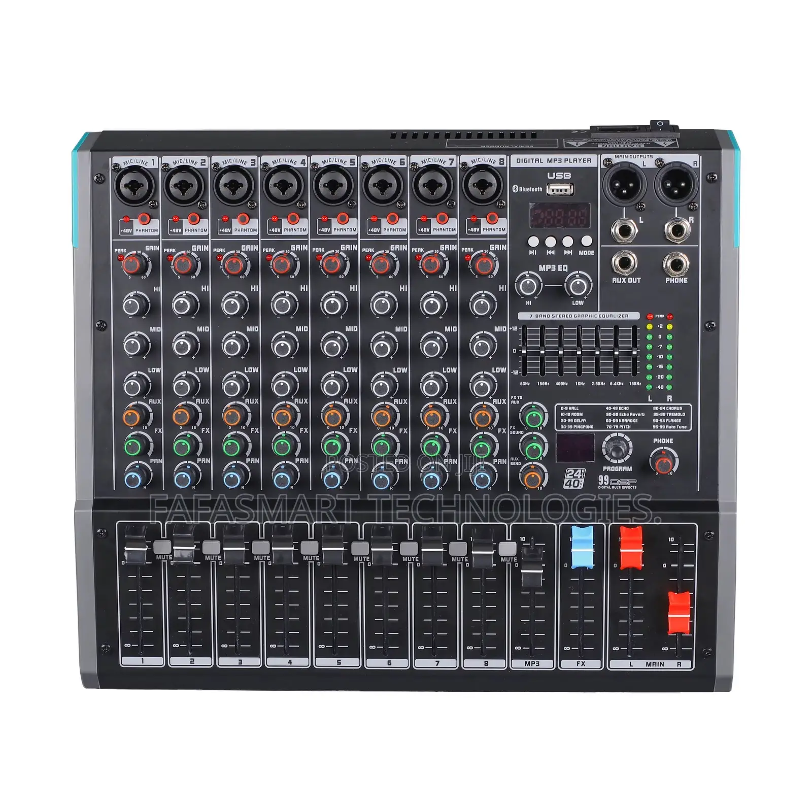 8channel Audio Mixer
