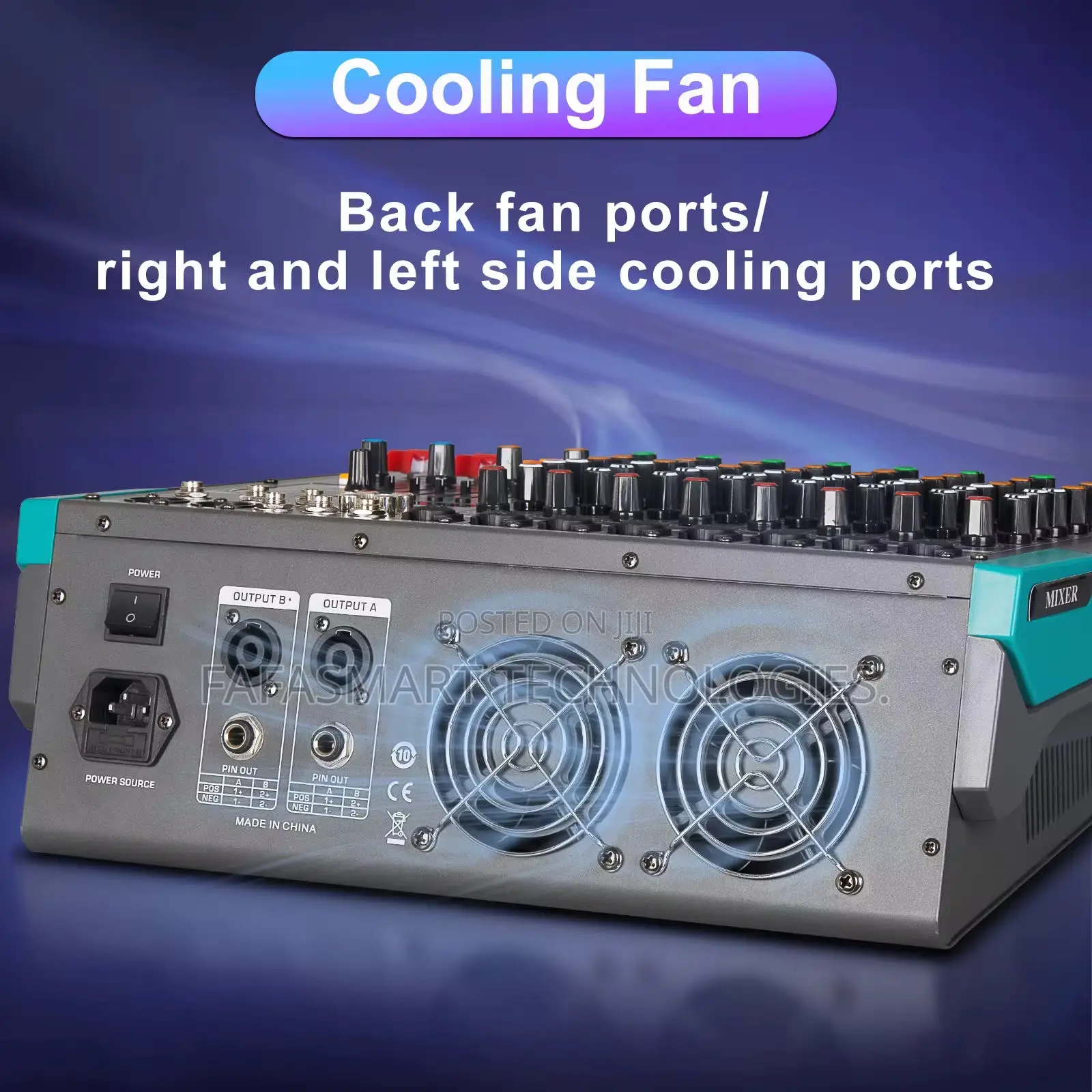 8ch Powered Mixer