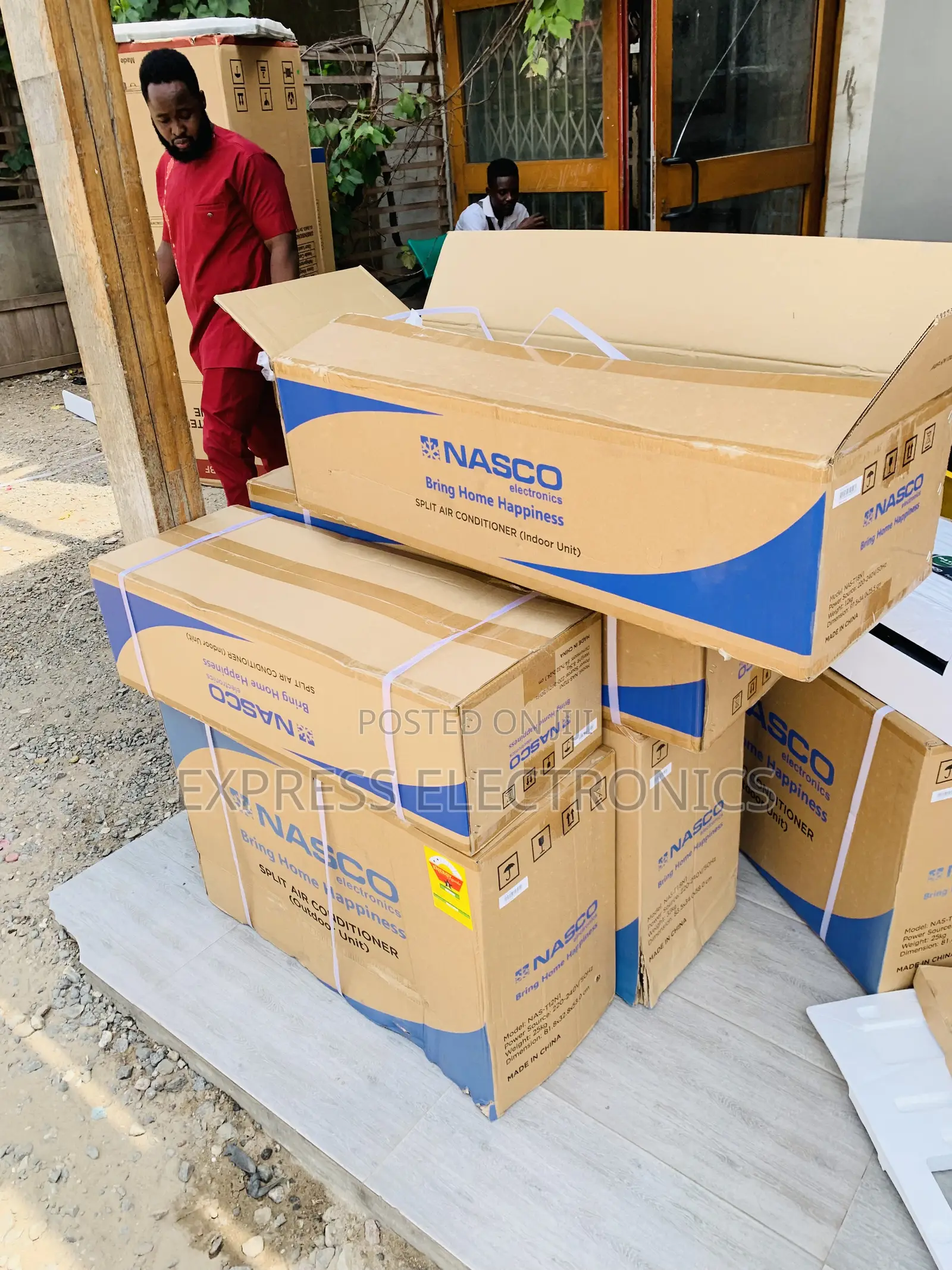 Ultra Modern Sleek Nasco Air Conditioner 1.5hp Split R410 Gas