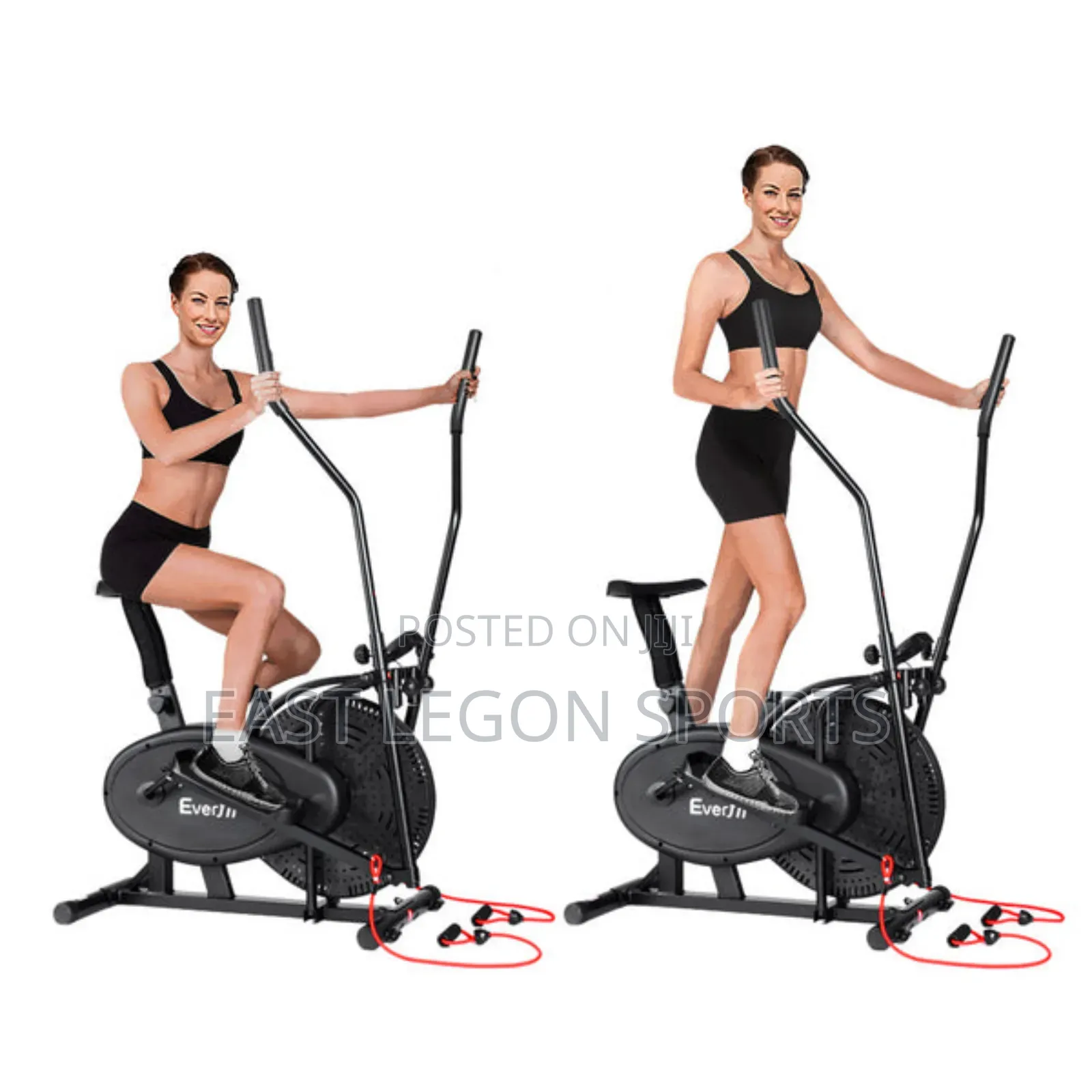 Exercise Bike Cross Trainer Stepper Elliptical Ride Station