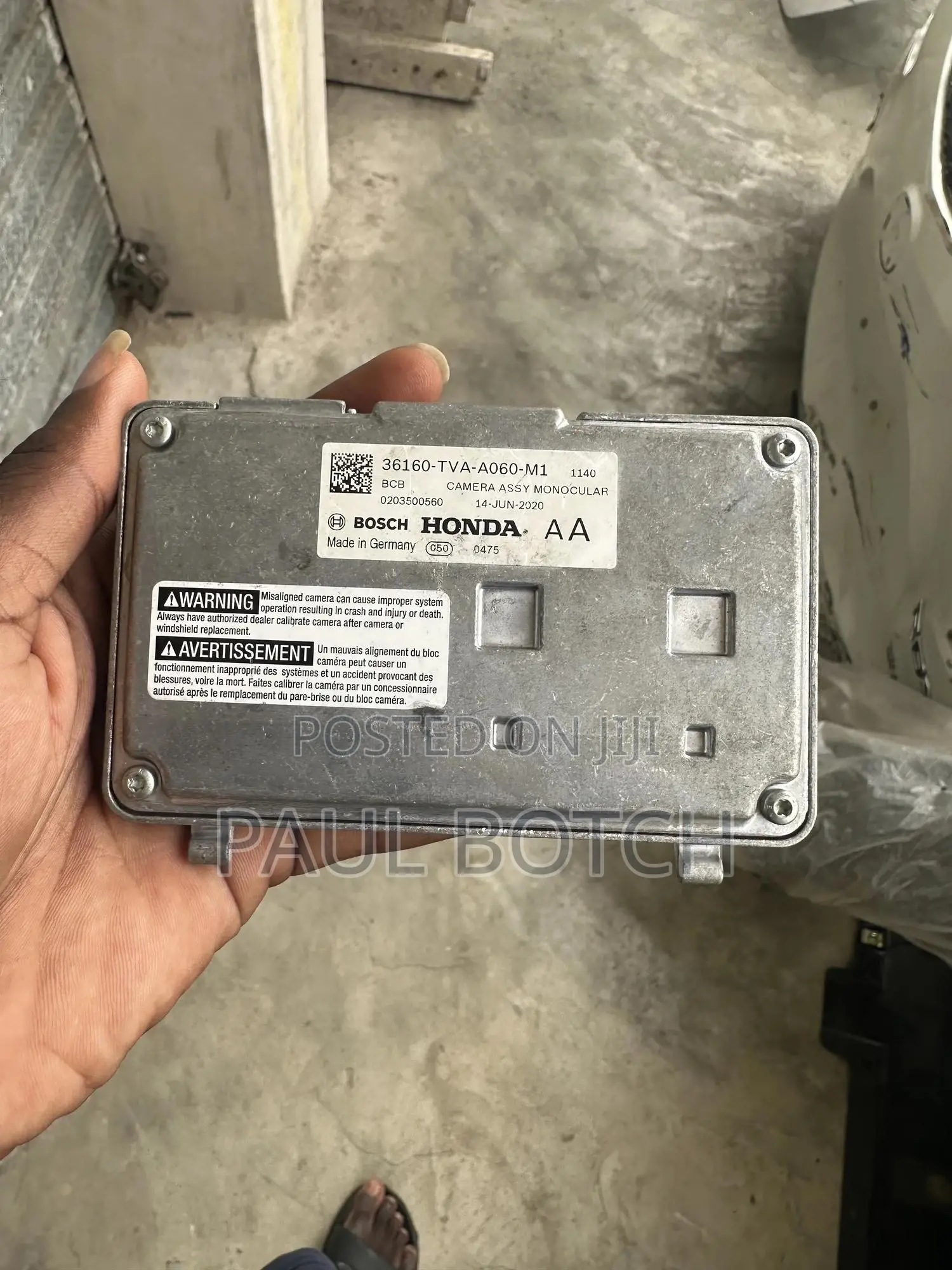 Honda Accord Front Monocular Camera(10th Generation, 2018–2022)