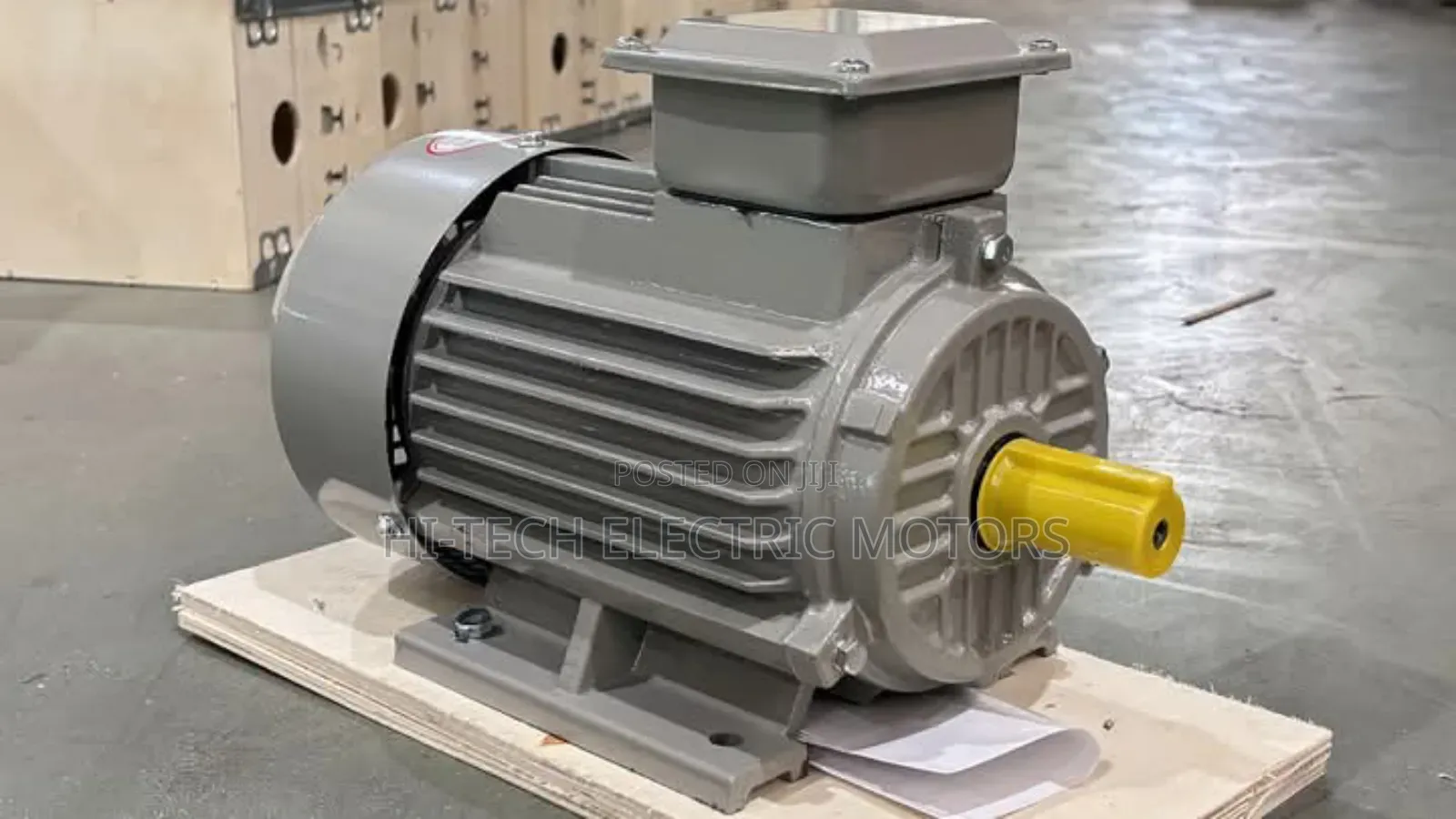 5.5hp (4kw) Three Phase Electric Motor – 380v – 1400rpm – 100% Copper