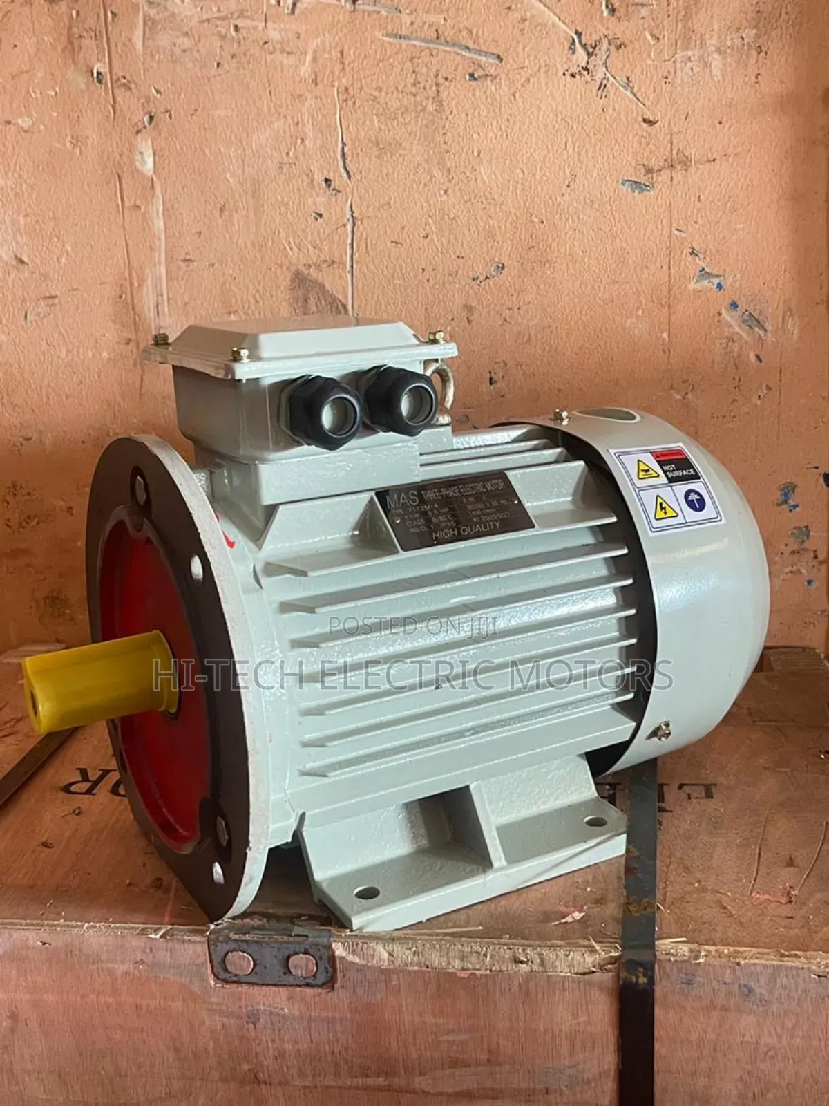 5.5hp (4kw) B35 Flange Mount Electric Motor – 1450rpm – 3 Phase – 380v