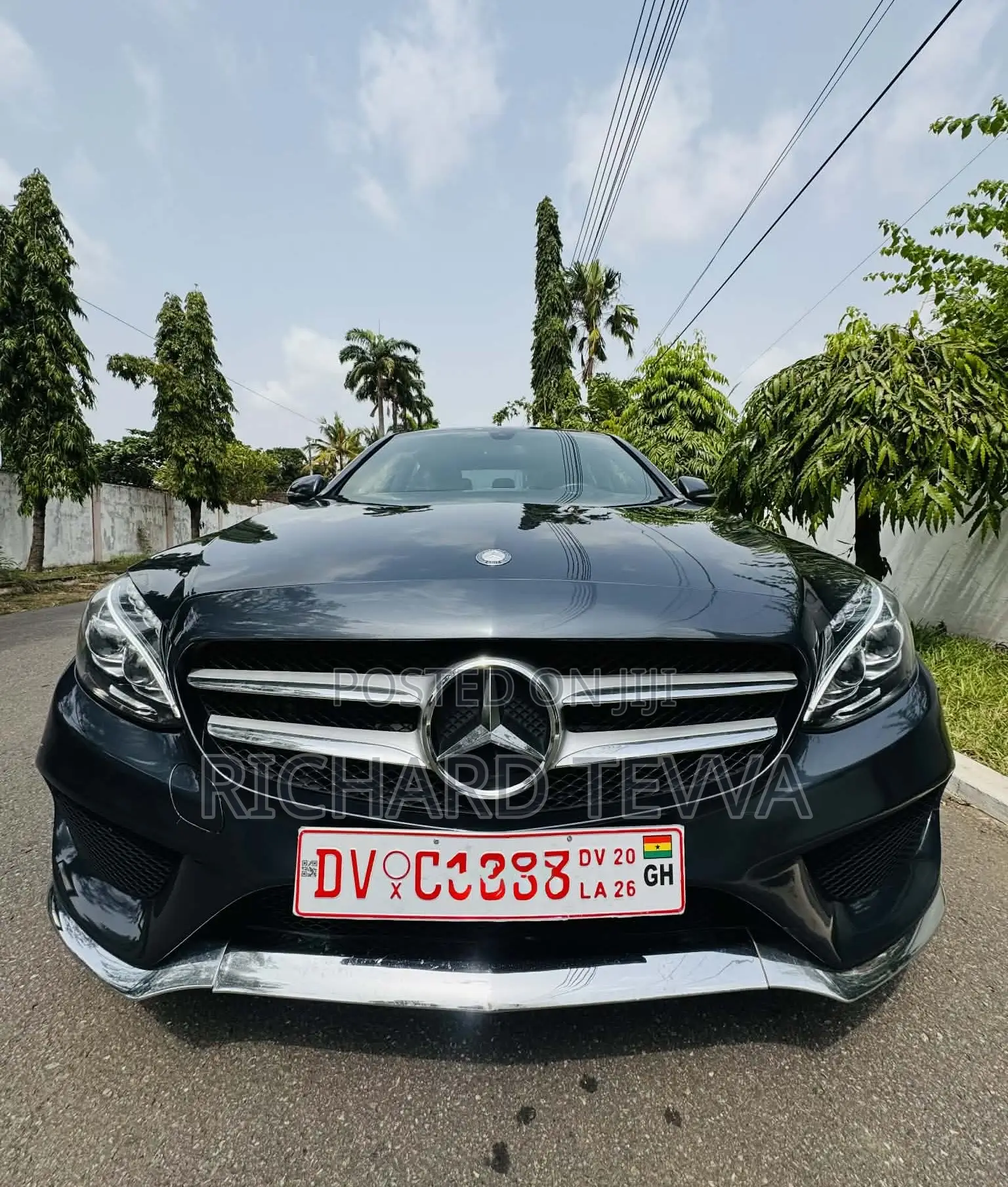 Mercedes-Benz C300 Luxury 4Matic Sedan AWD (2.0L 4cyl 7A) 2016 Gray