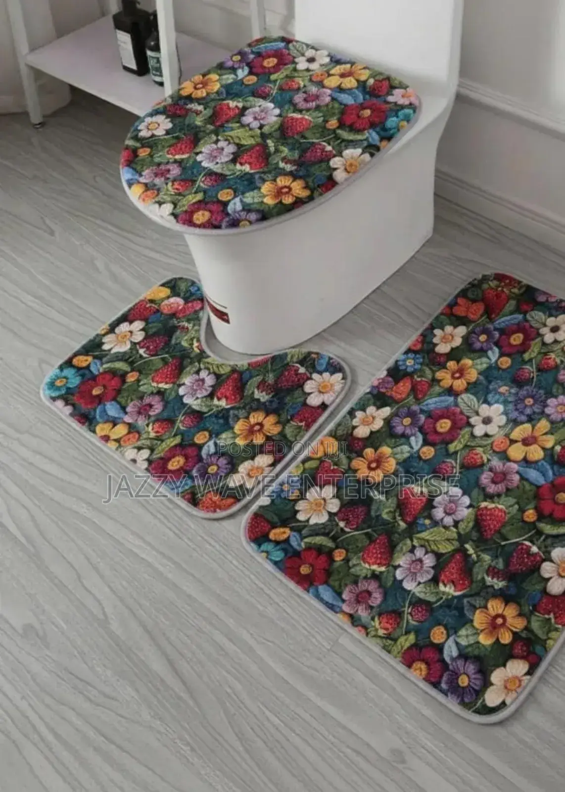 3d 3 in 1 Bathroom Mat
