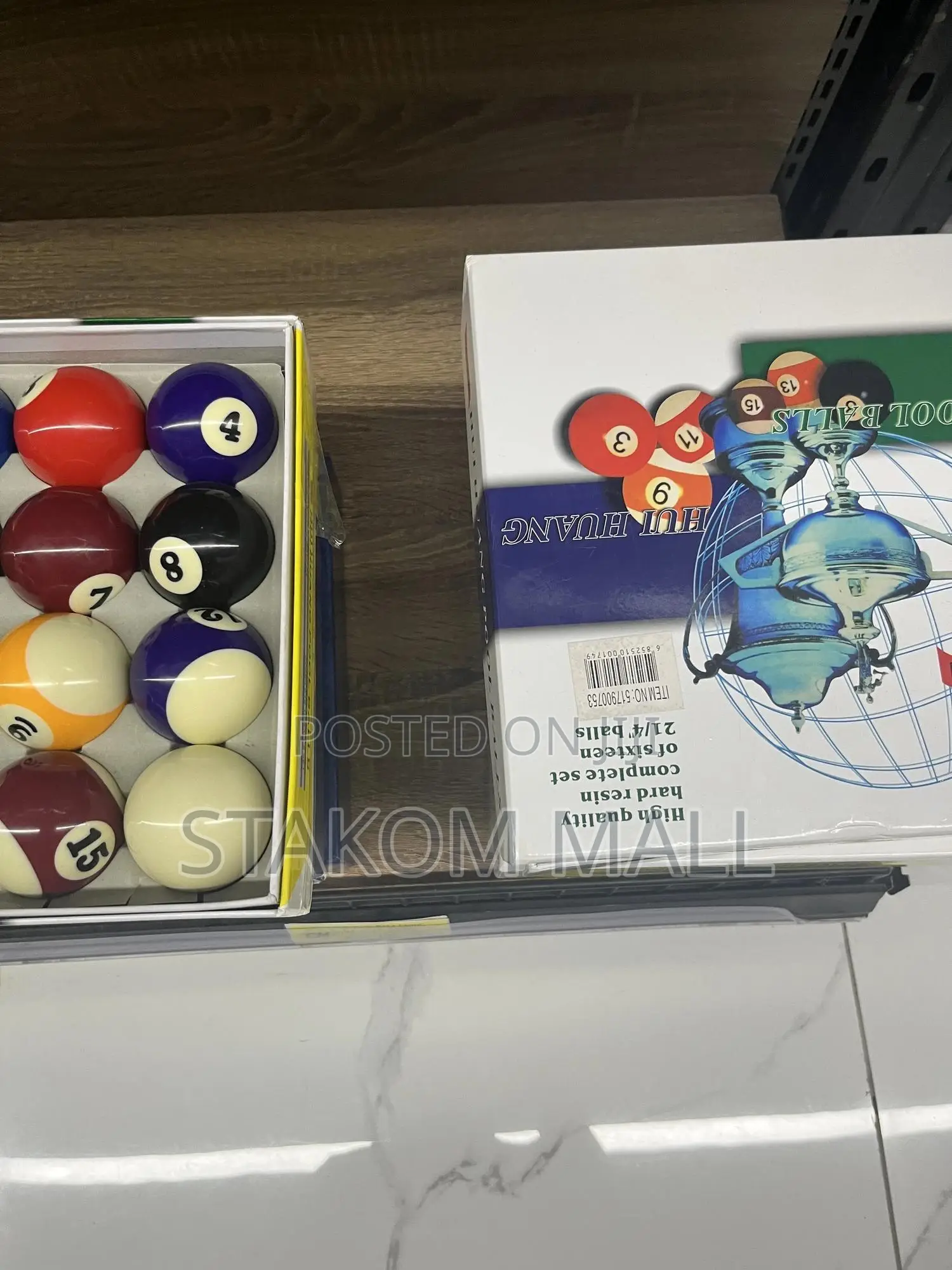 Pool / Snooker Balls - 16 Balls Set