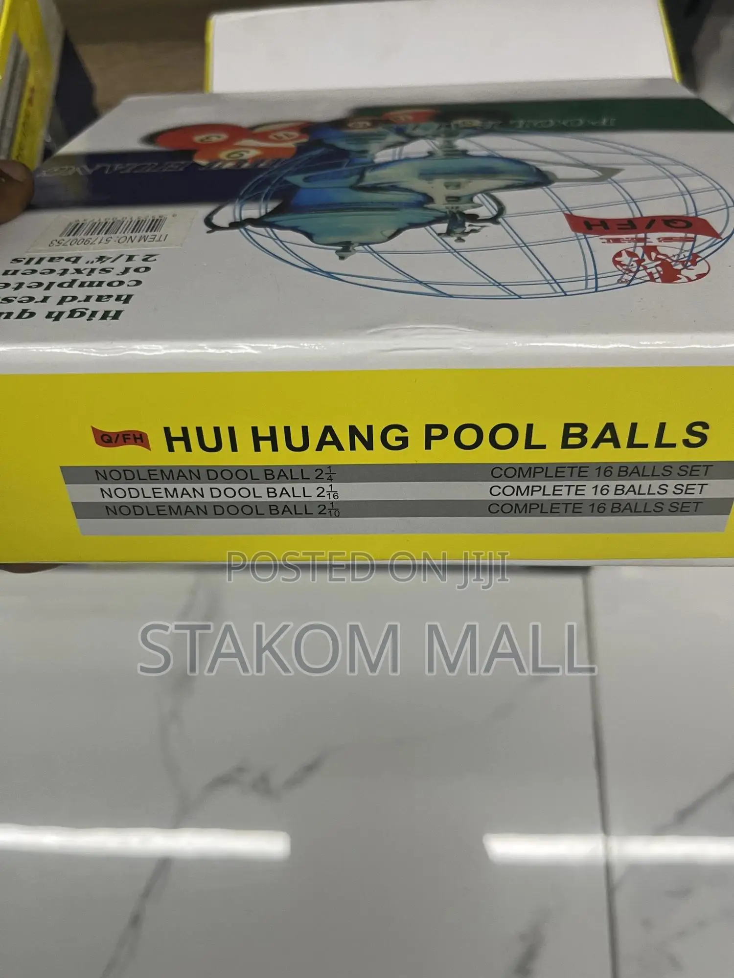 Pool / Snooker Balls - 16 Balls Set
