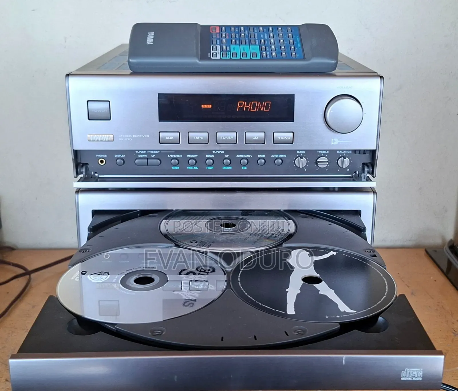 Powerful Yamaha Digital Sound System, Bluetooth, Usb, Radio, Cd Tape
