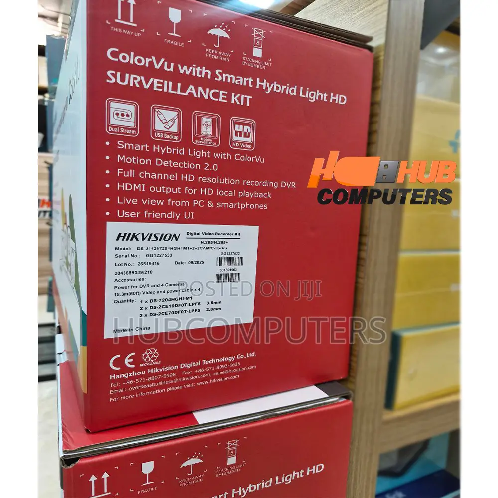 Hikvision (Ds-J142/7204hg) Color Vu 4 Channel Kit 2mp