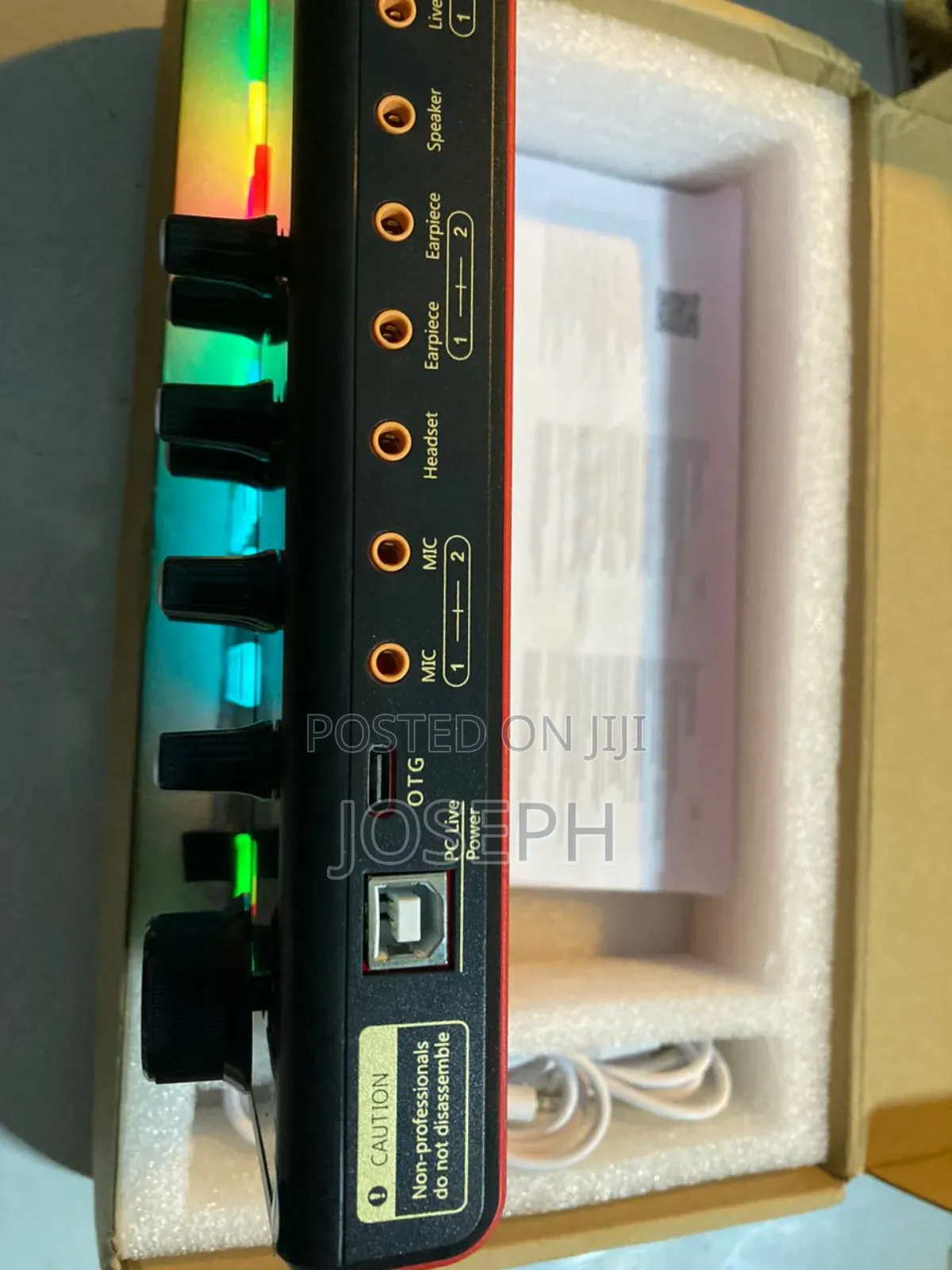 Live Sound Card Interface