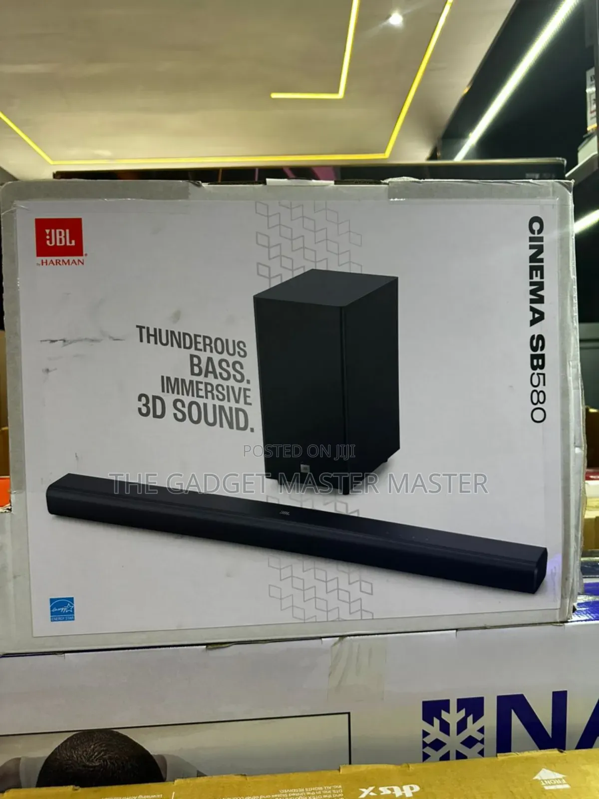 JBL Cinema Sb580 3.1 Soundbar With Wireless Subwoofer