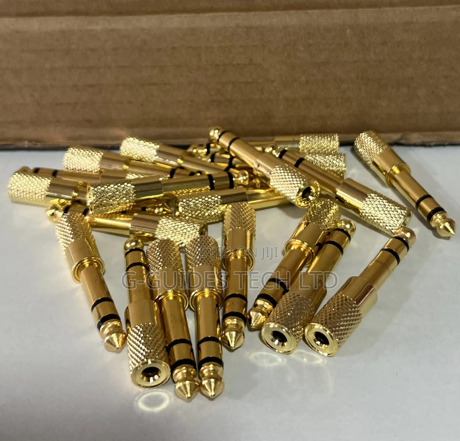 6.35mm Male to 3.5mm Female Stereo Audio Adapters