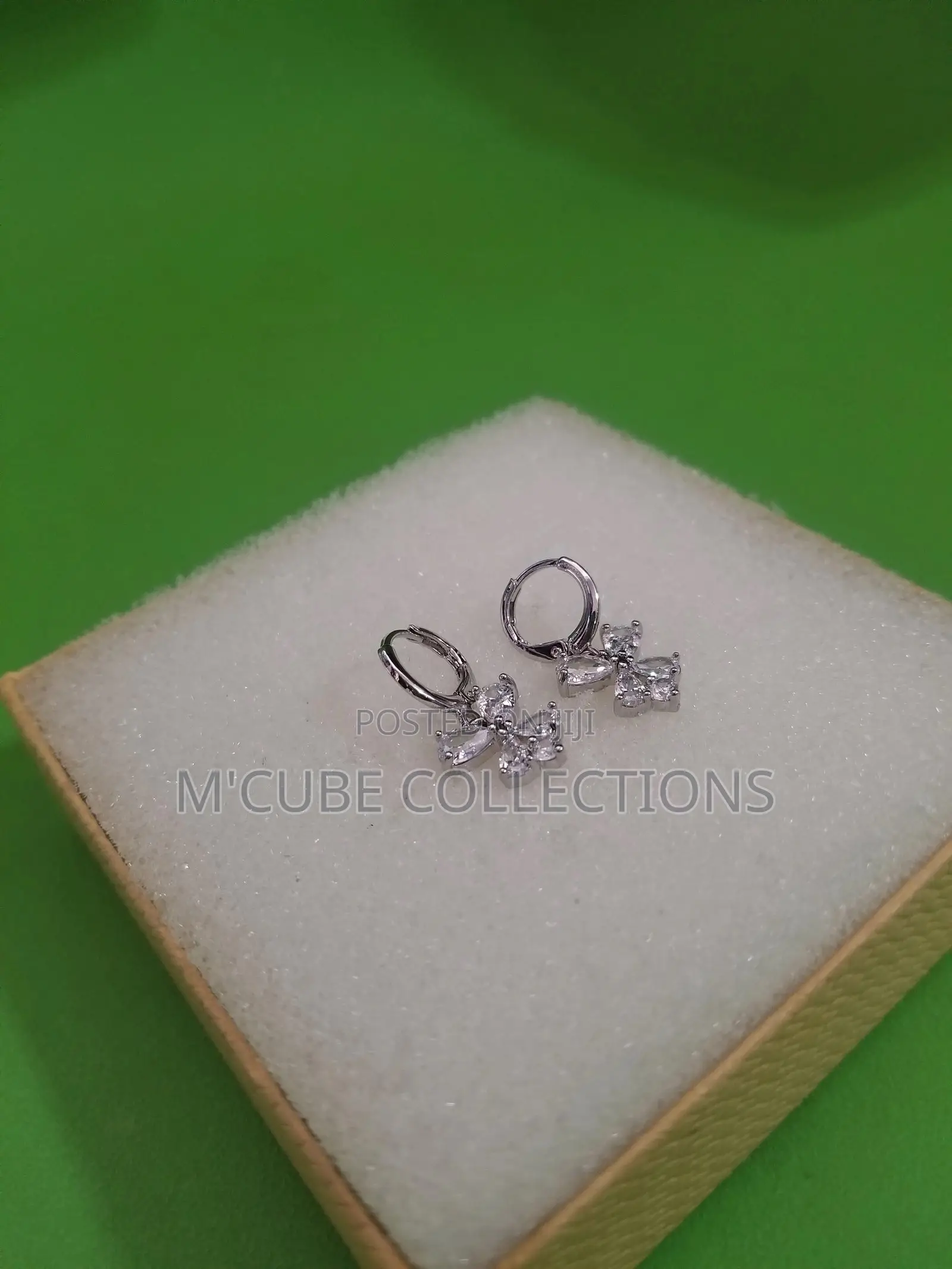 Crystal Blossom Drop Earrings