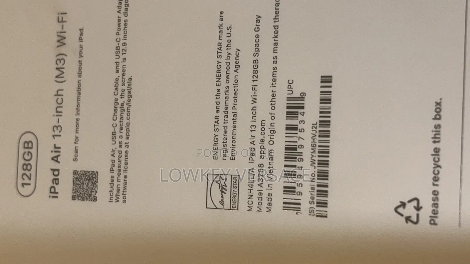 New Apple iPad Pro 13 (2024) 256 GB Gray