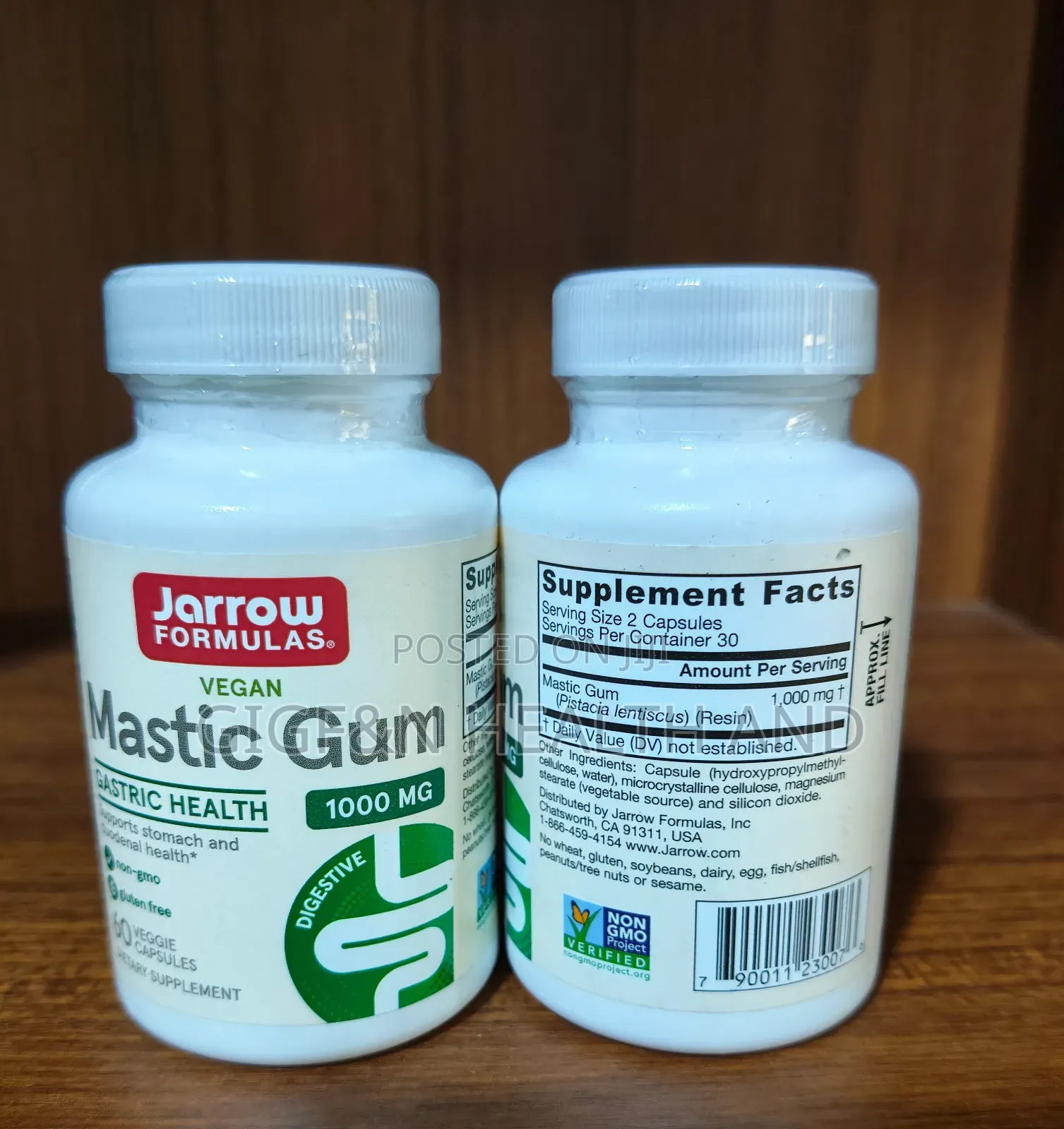 Vegan Mastic Gum, 60 Vegcapsules (Stomach Health)