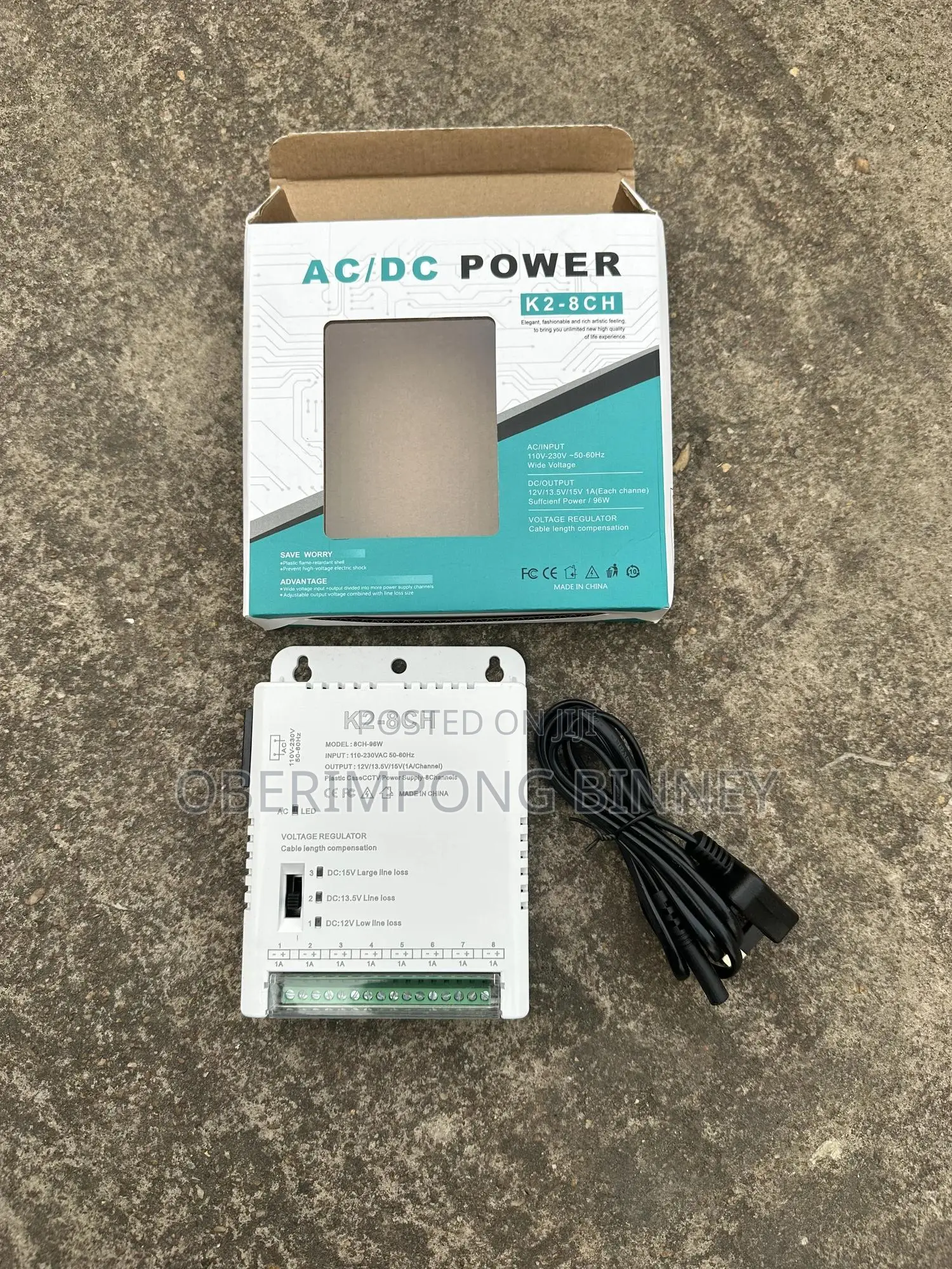 Power Supply for CCTV 8 Channel Power Adapter