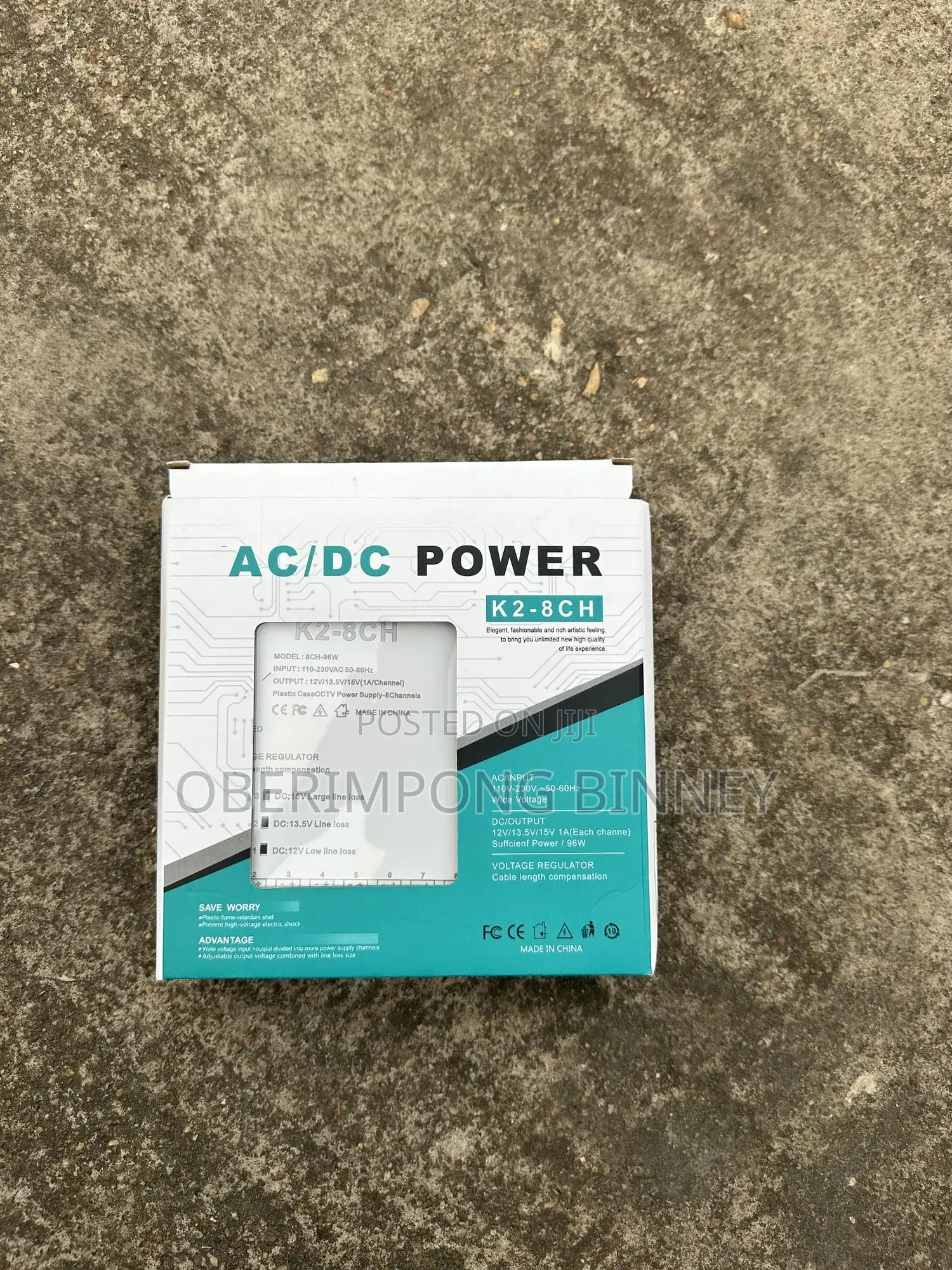 Power Supply For Cctv 4 Channel Power Adapter