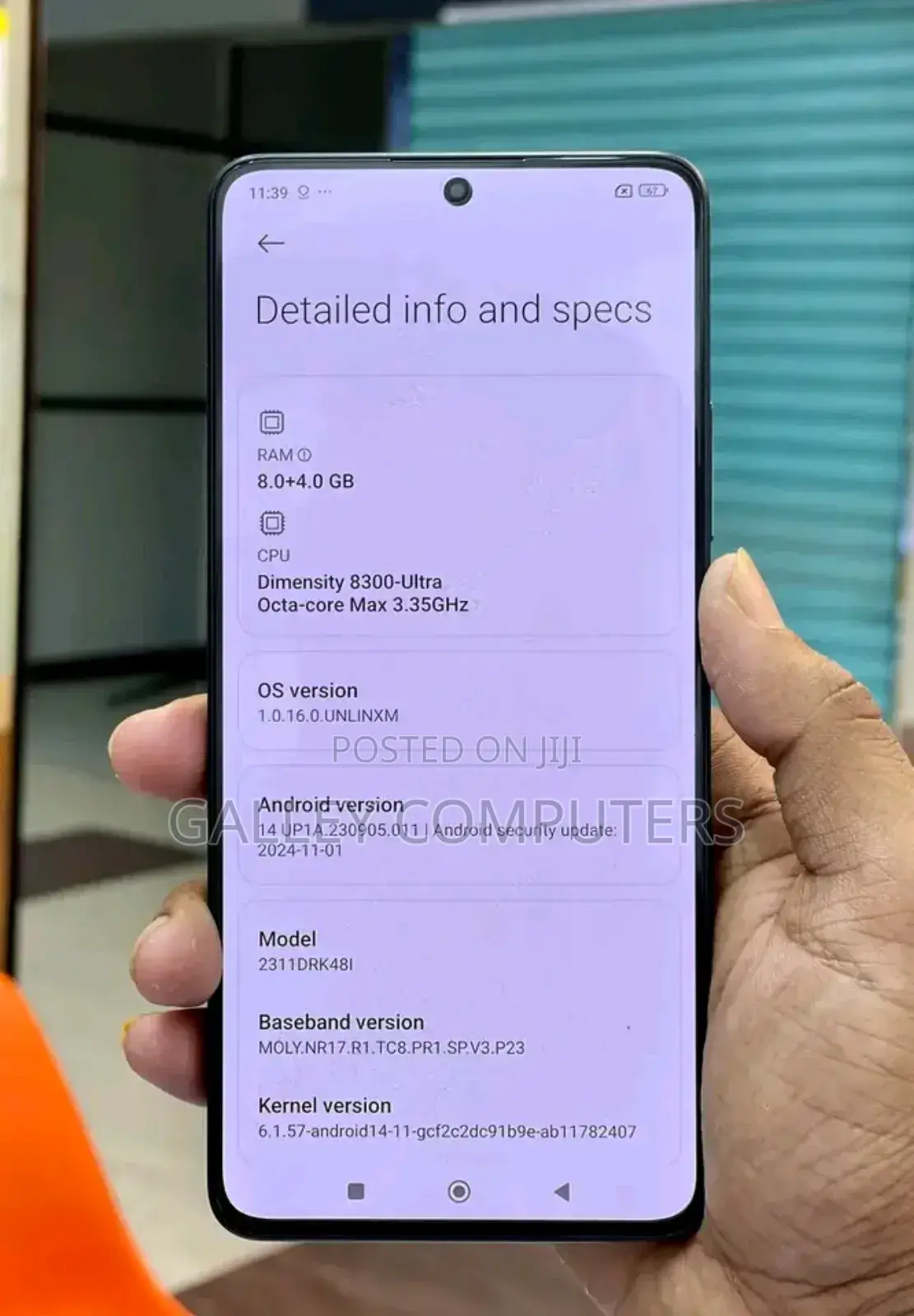 New Xiaomi Mi 11X 128 GB Black